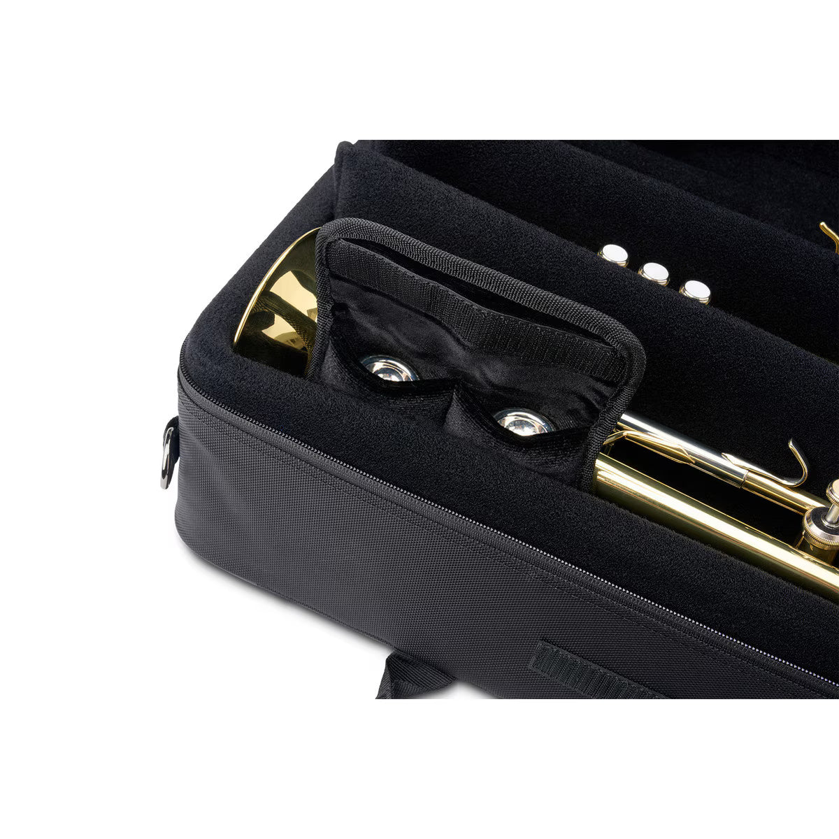 PROTEC Trumpet/Small Brass 2pc Plush Mouthpiece Pouch - Black