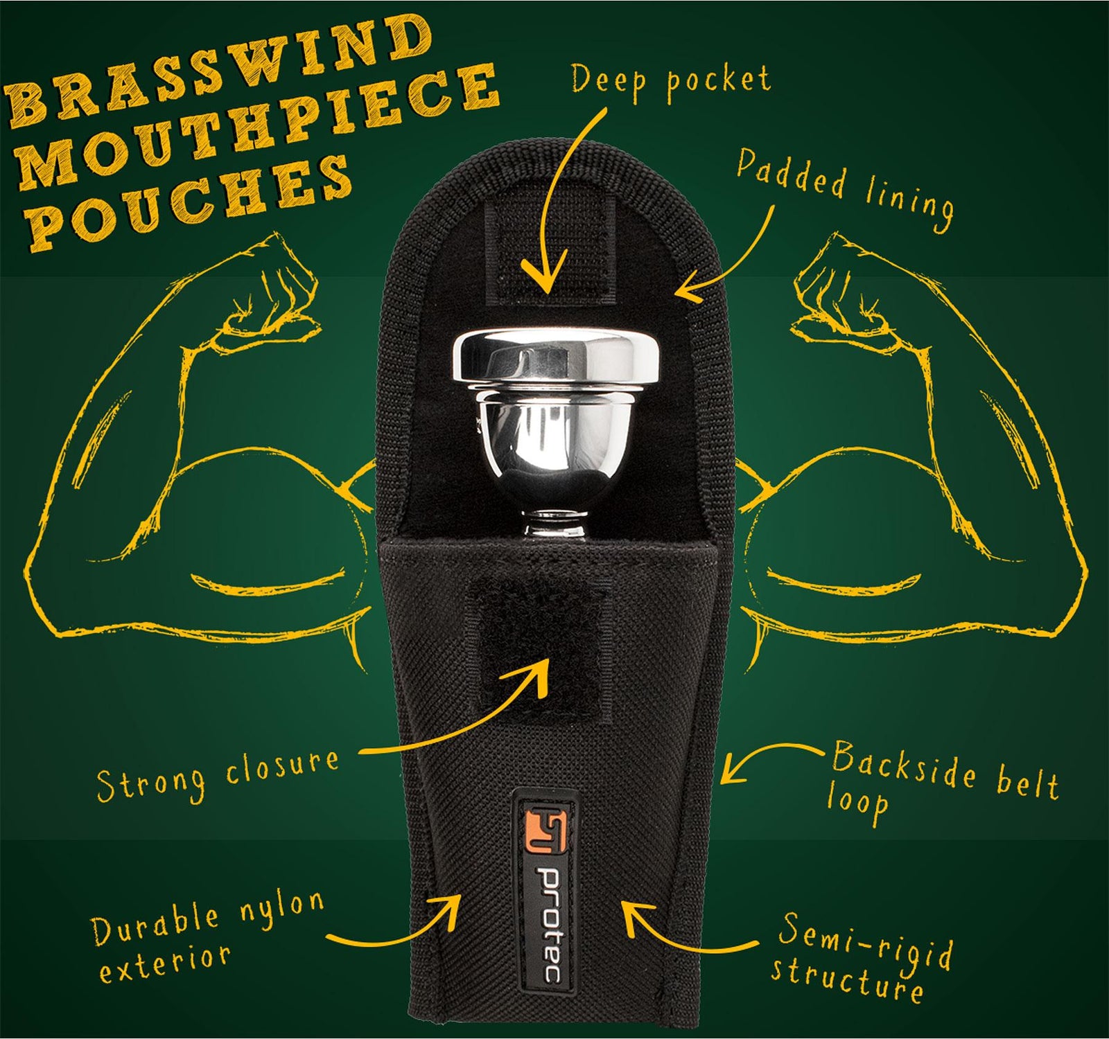 PROTEC Trombone Mouthpiece Pouch