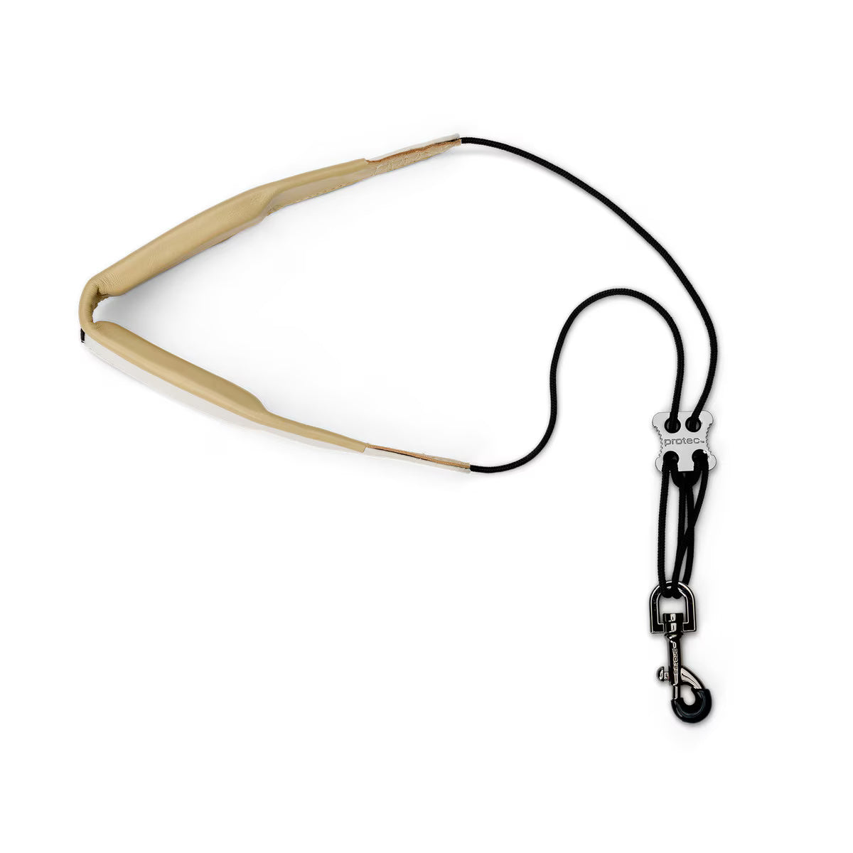 PROTEC Sax Leather Neck Strap with Slider & Metal Snap