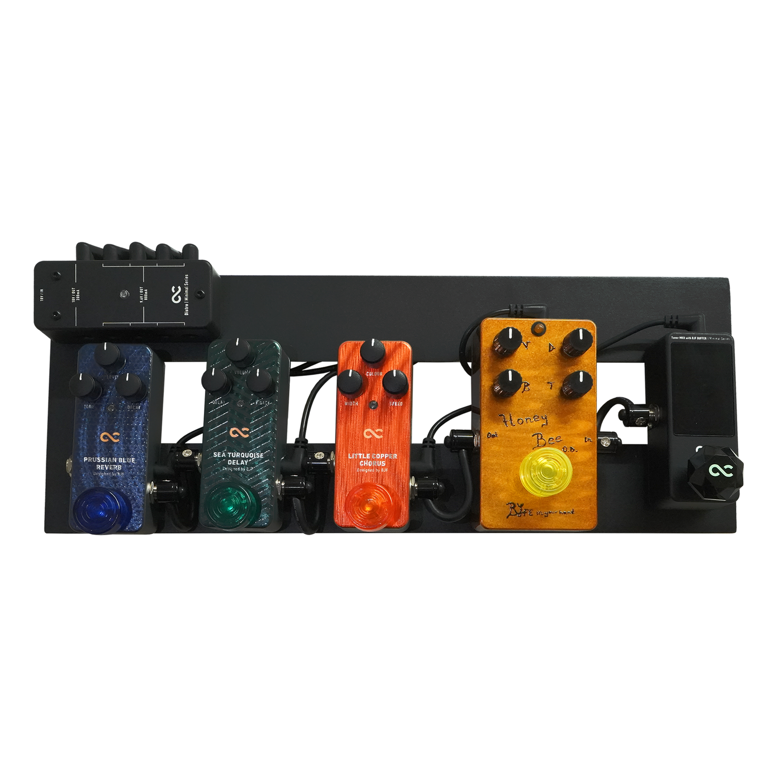 One Control Light Weight Pedal Board