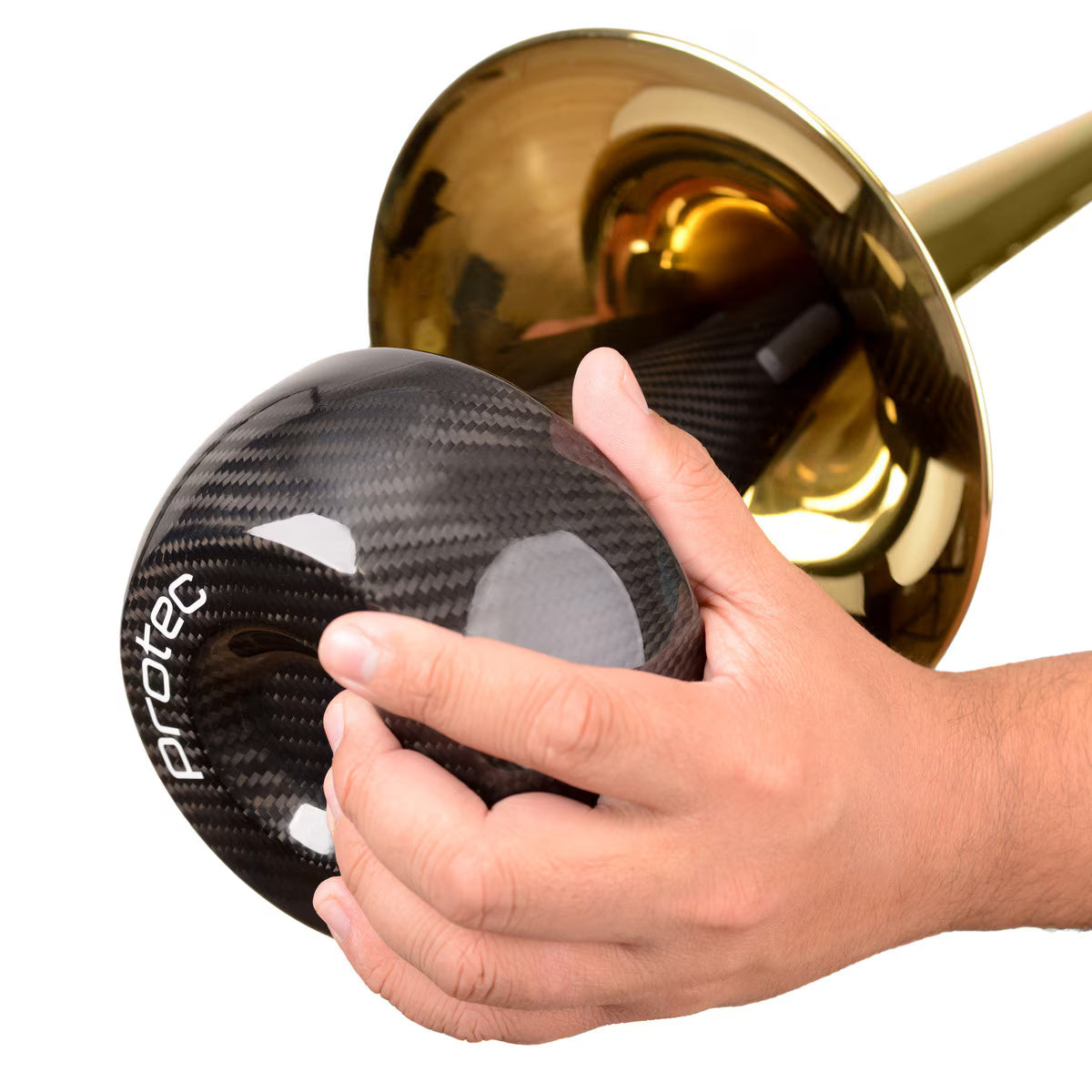 PROTEC Tenor Trombone Mute - Straight, Carbon Fiber