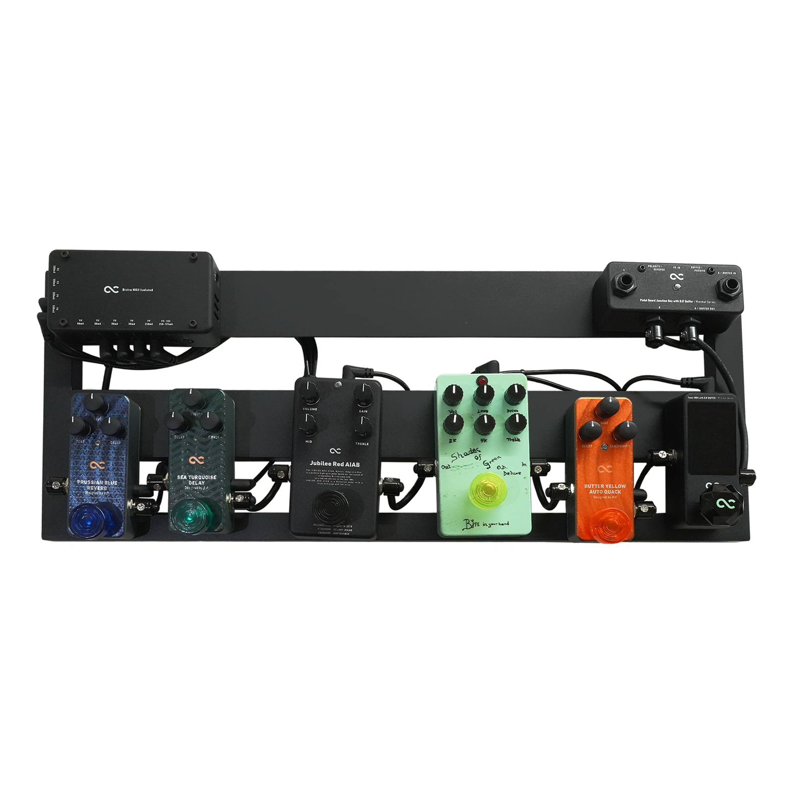 One Control Light Weight Pedal Board