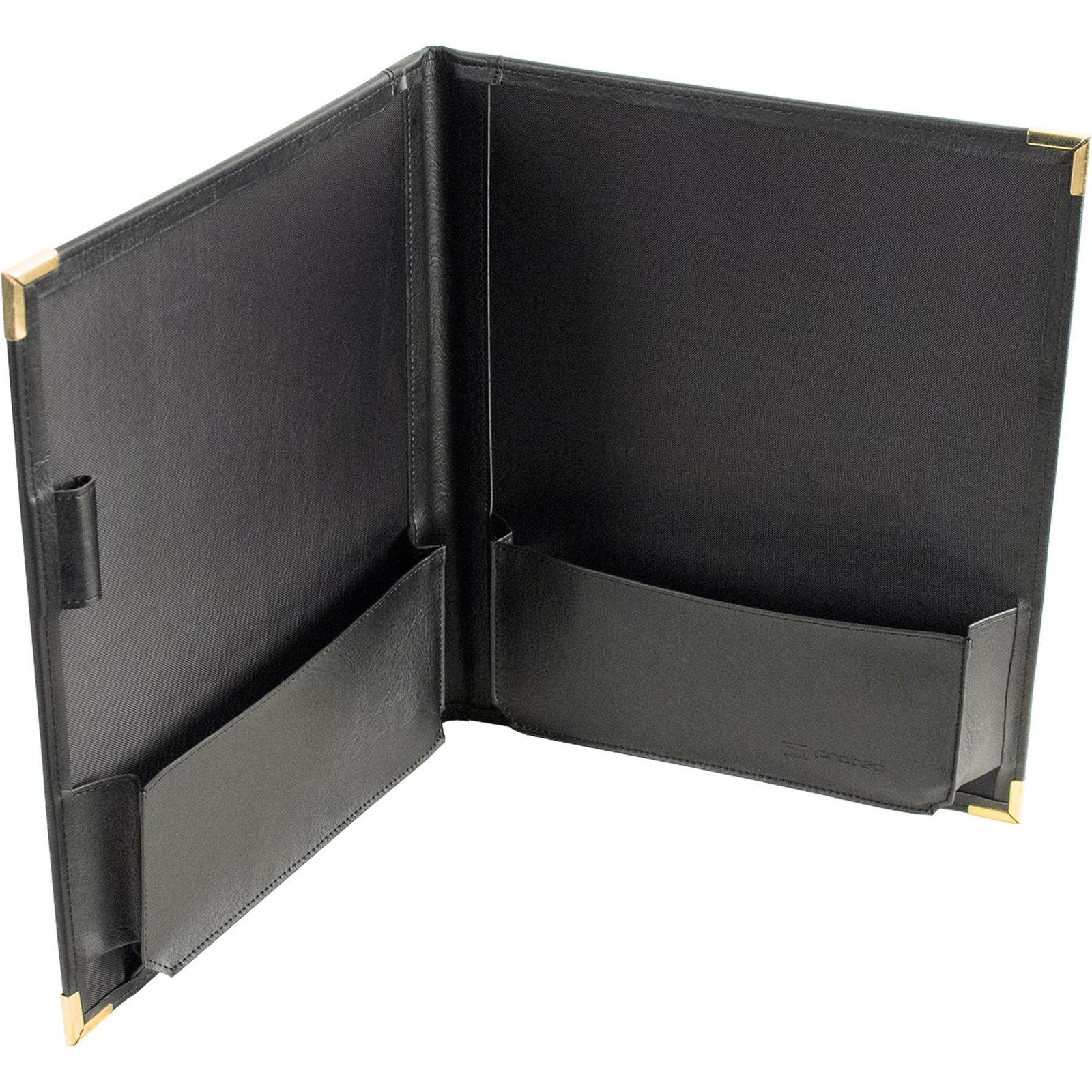 PROTEC Deluxe Padded Music Folder with Gold Corners - Black