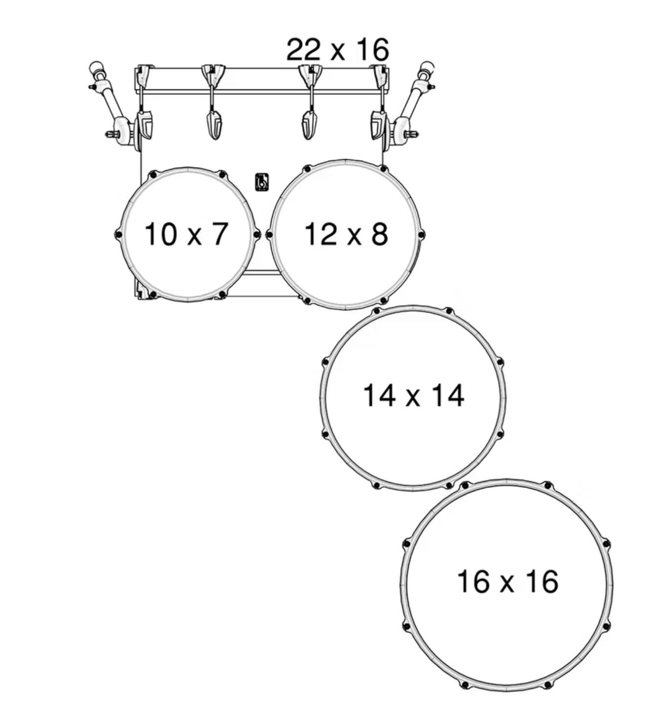 BDC ENIGMA  22' Fusion Rock Kit