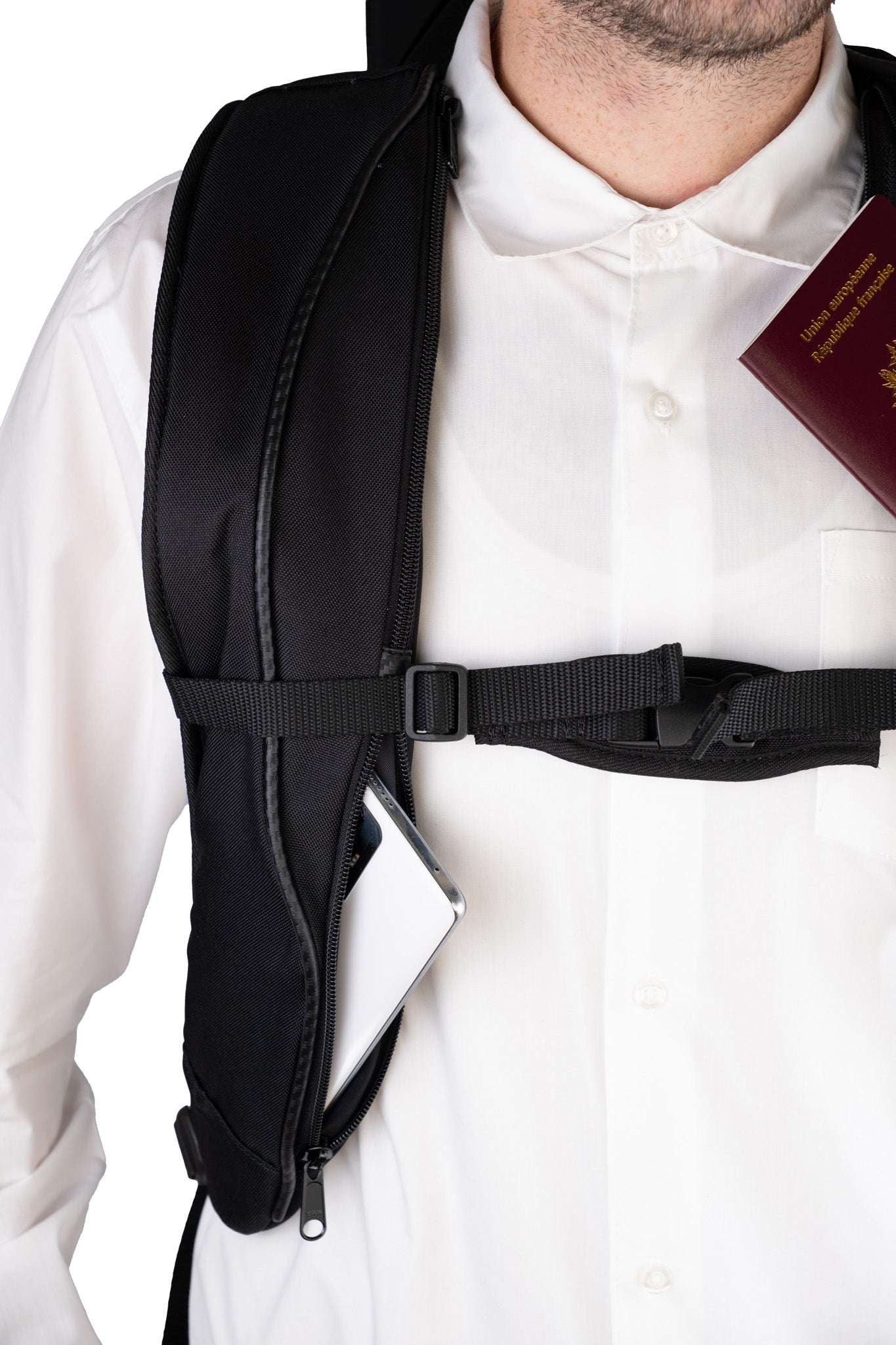 BAM Ergonomic Straps for ICONIC Cabin Violin Case - Black