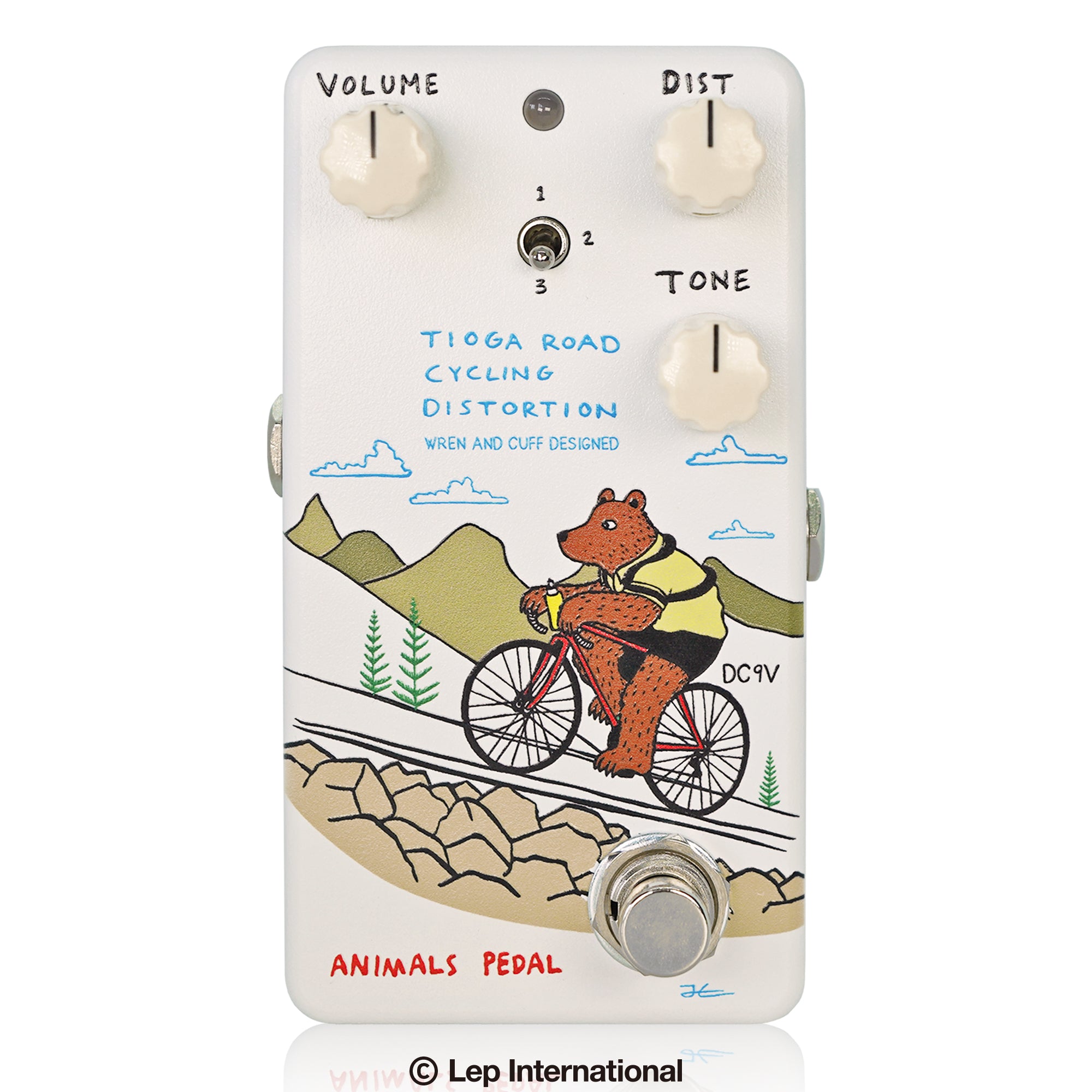 ANIMALS PEDAL Tioga Road Cycling Distortion by Wren & Cuff MKII