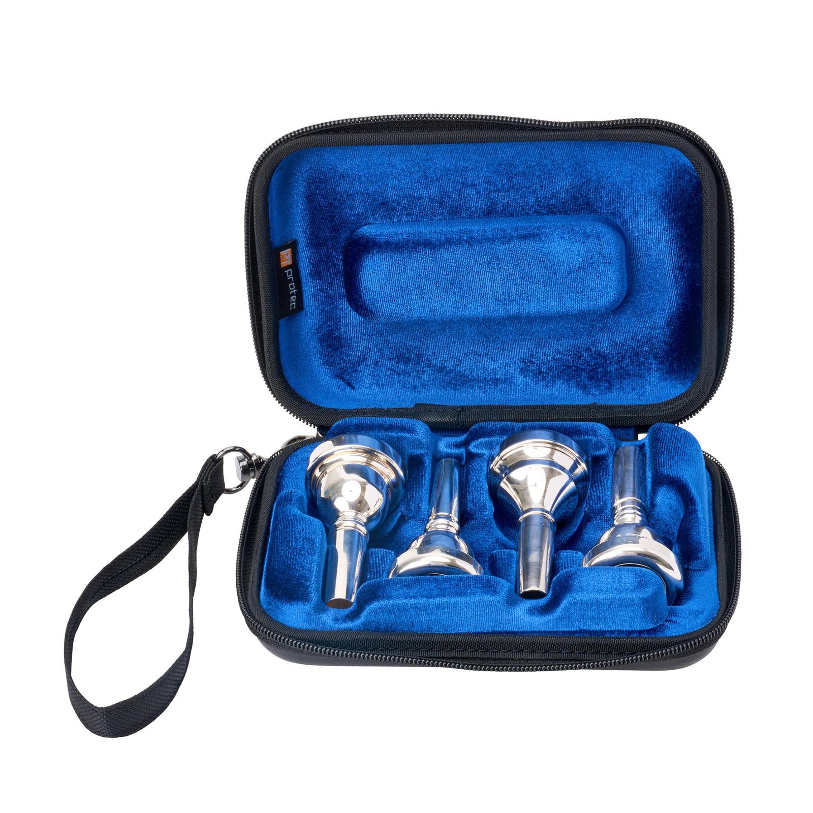 PROTEC ZIP 4-piece Trombone Mouthpiece Case - Black
