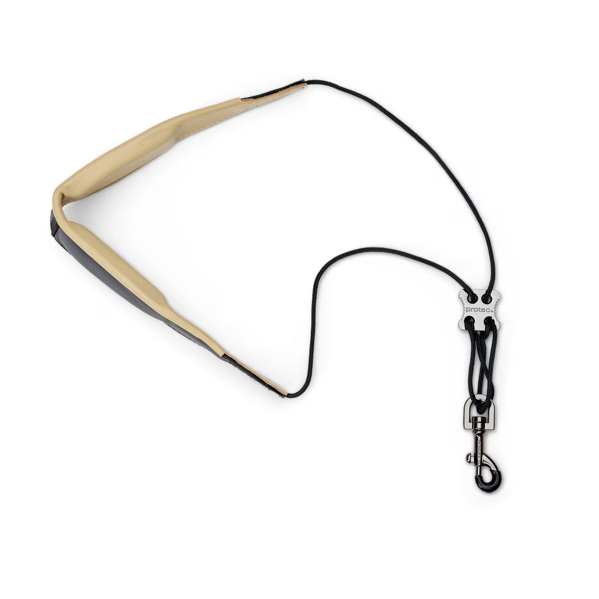 PROTEC Sax Leather Neck Strap with Slider &amp; Metal Snap