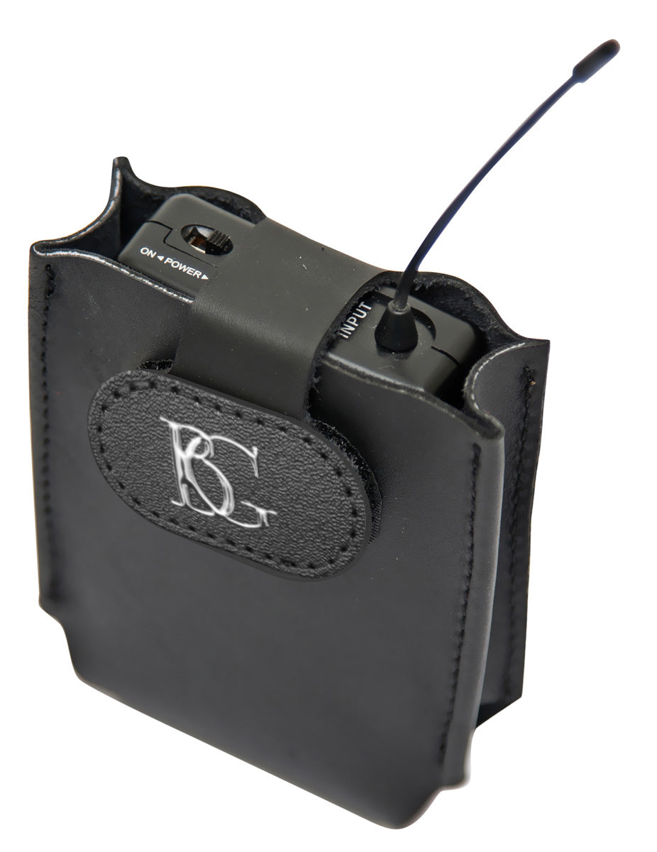 BG Trombone Wireless Transmitter Case, Leather w/ Velcro