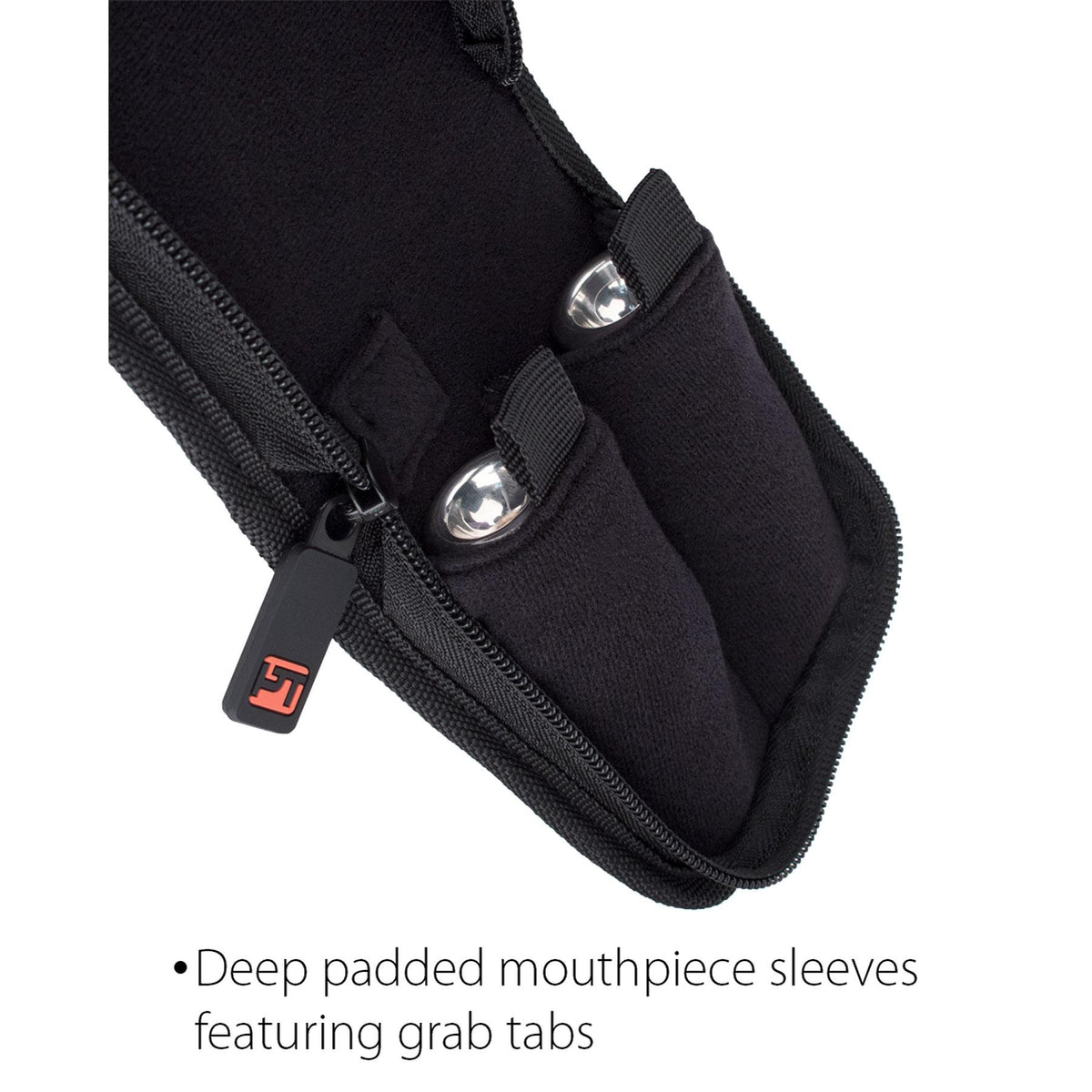 PROTEC Trumpet 2pc Mouthpiece Pouch w/ Zipper Closure