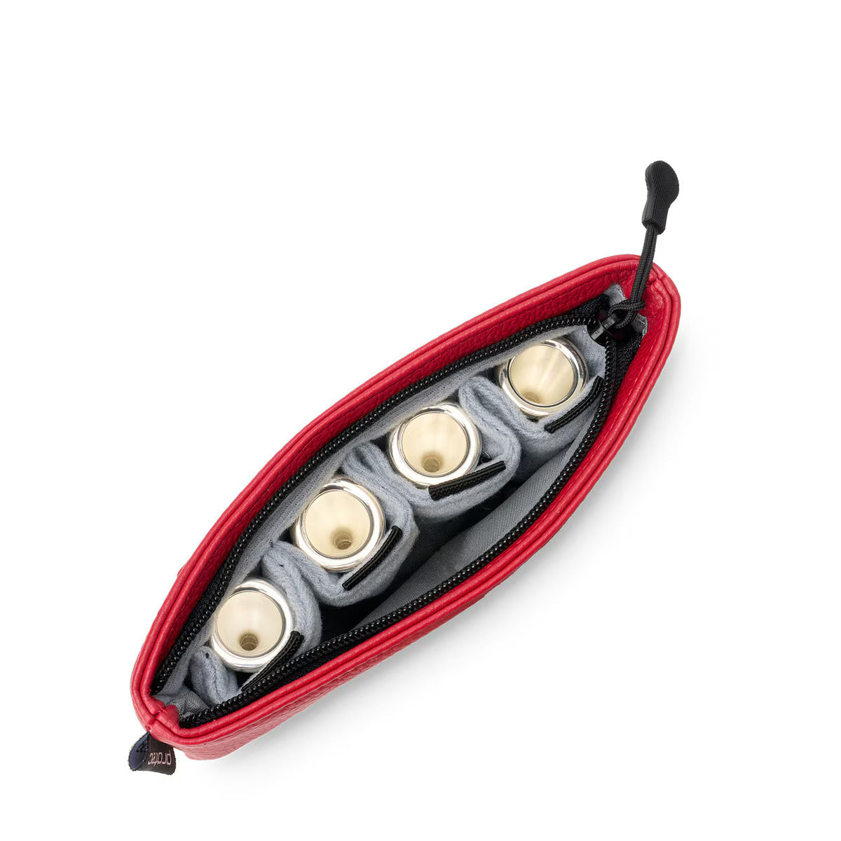 PROTEC French Horn 4pc Slim Mouthpiece Pouch, Leatherette