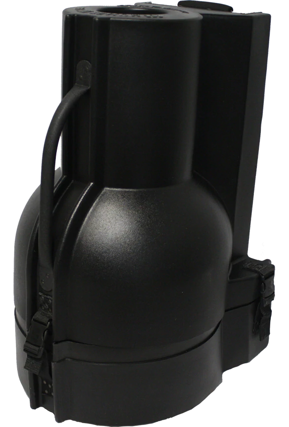 H&amp;B Enduro Pro 14 inch Djembe Tilt-N-Pull Case - Black