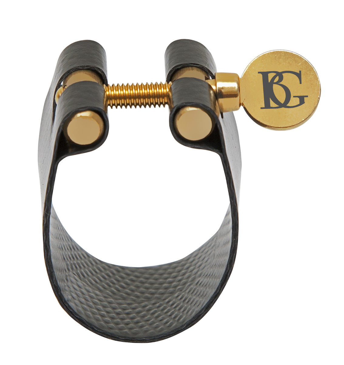 BG Ligature & Cap Baritone Sax, Flex Fabric Lig, Black