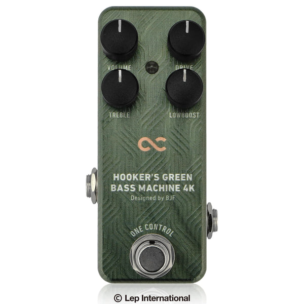 One Control BJF Hooker's Green Bass Machine 4K - Hot Apple