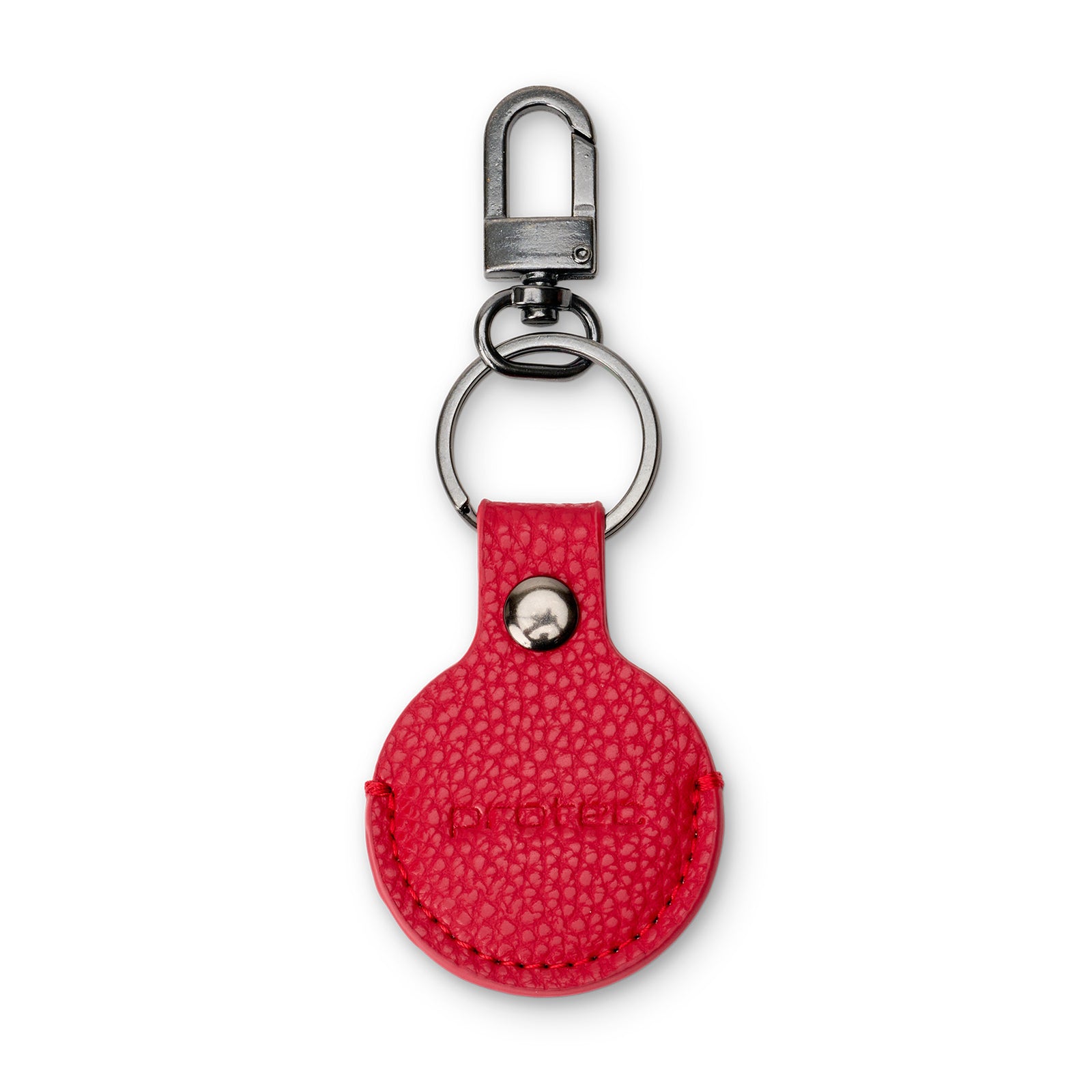 PROTEC Airtag Leather Keychain