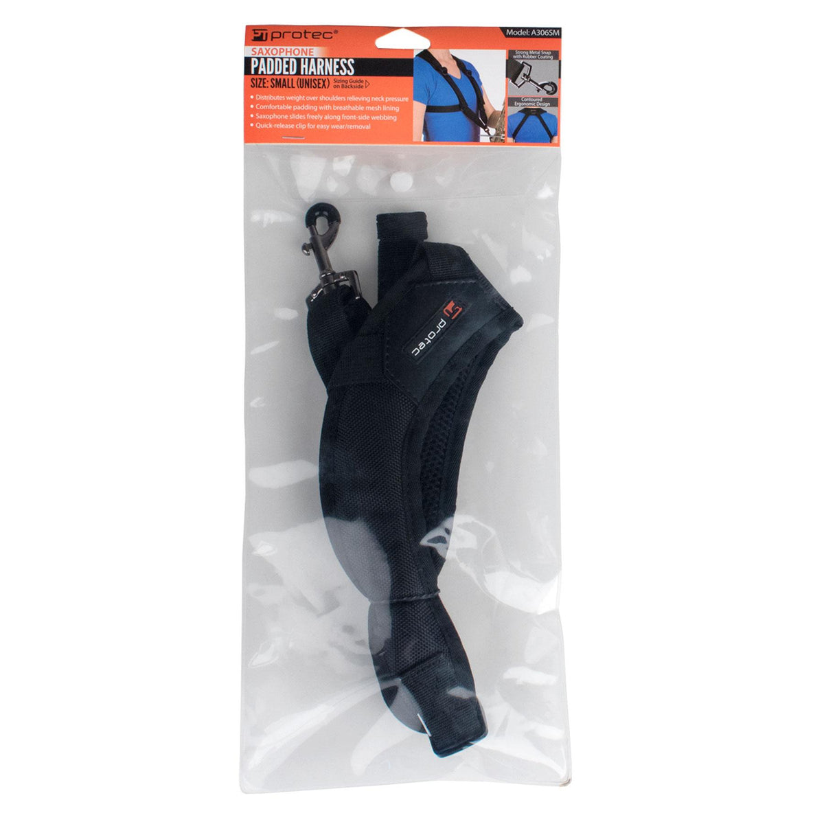 PROTEC Saxophone Harness w/ Metal Trigger Snap
