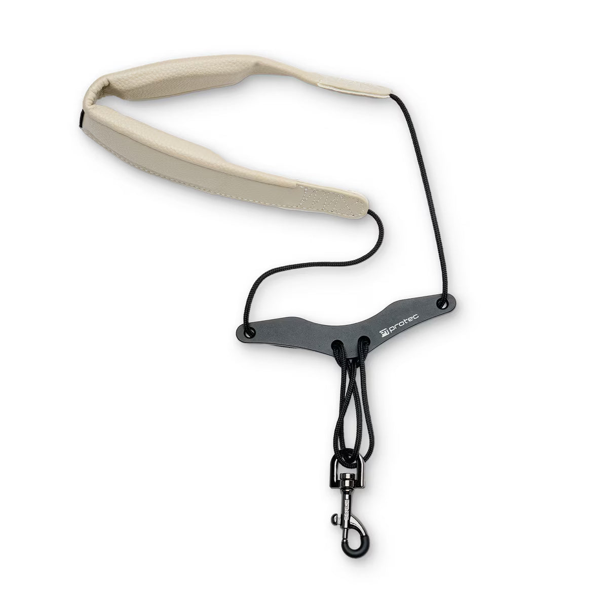 PROTEC Leatherette Saxophone Neck Strap w/ Comfort Bar & Metal Snap