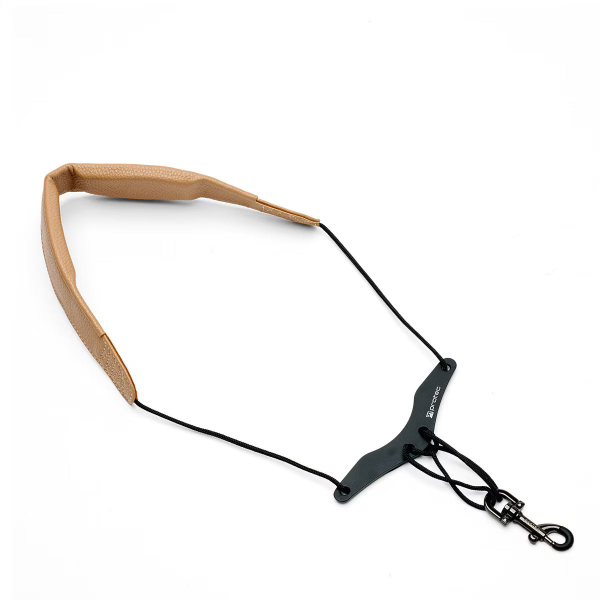 PROTEC Leatherette Saxophone Neck Strap w/ Comfort Bar & Metal Snap