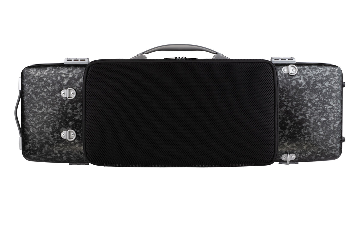 BAM ROCKS Hightech Oblong Violin Case with Back Pocket