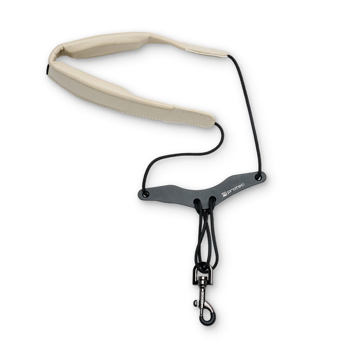 PROTEC Leatherette Saxophone Neck Strap w/ Comfort Bar & Metal Snap