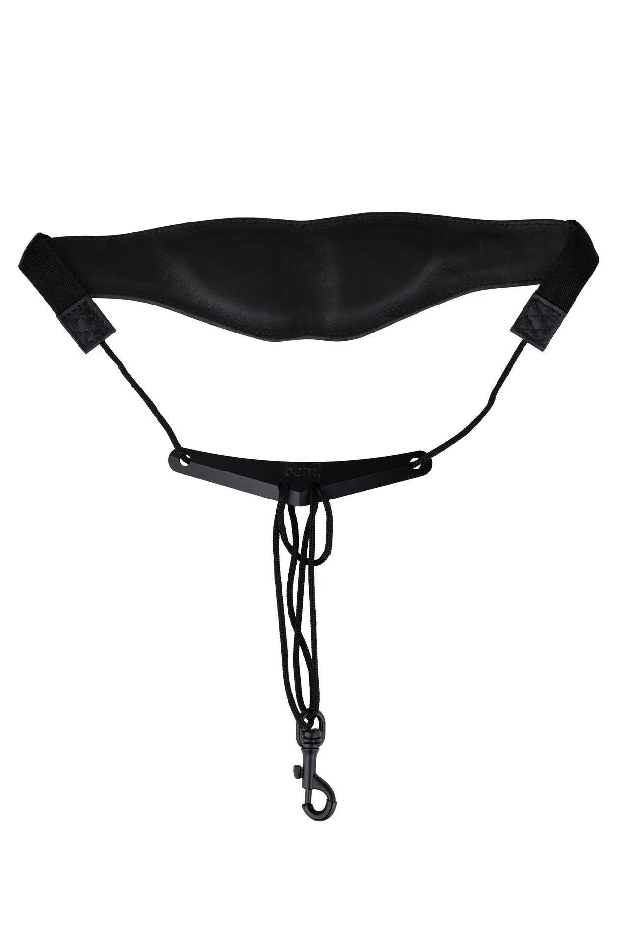 BAM Leather Padded Wind Instruments Neck Strap - String with Metal Hook