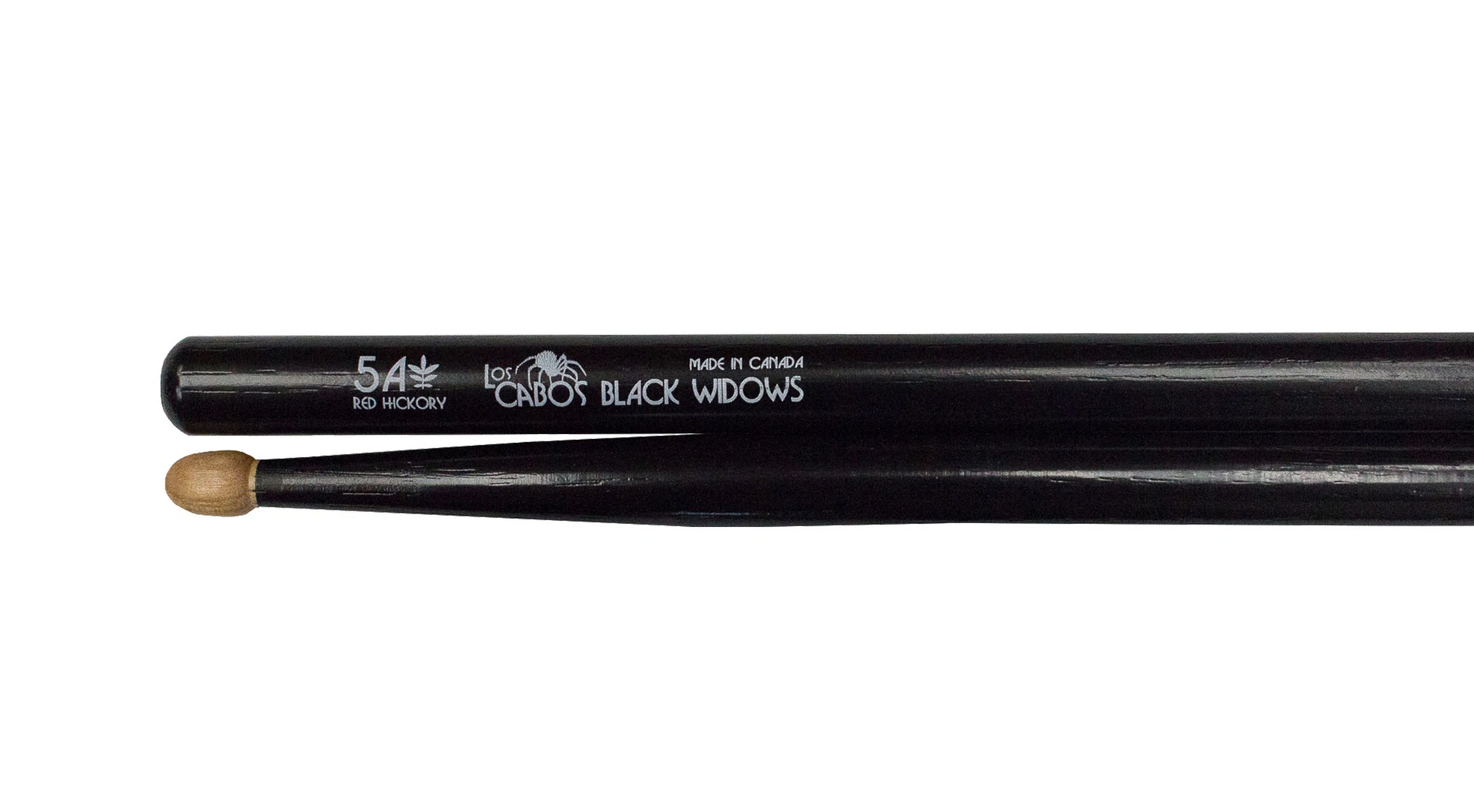 Los Cabos Red Hickory 'Black Widow' Drumsticks
