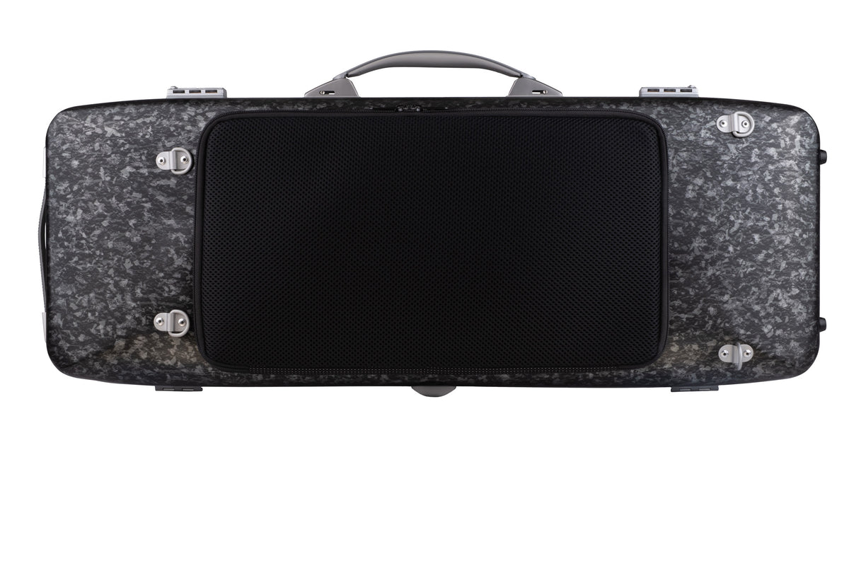 BAM ROCKS Hightech Oblong Viola Case with Back Pocket