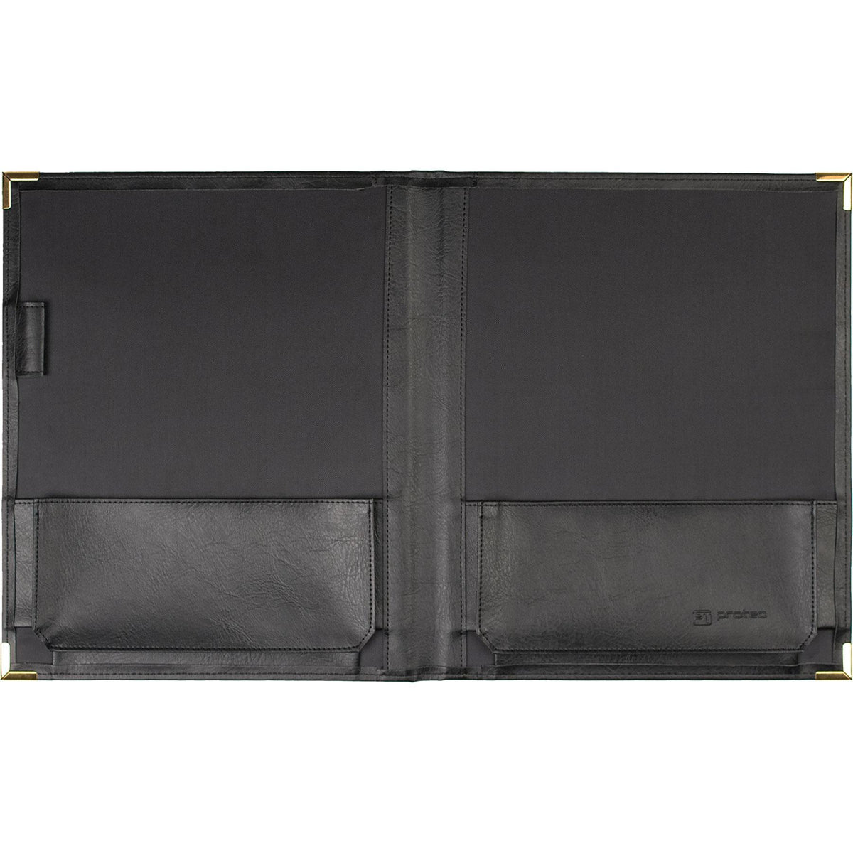PROTEC Deluxe Padded Music Folder with Gold Corners - Black