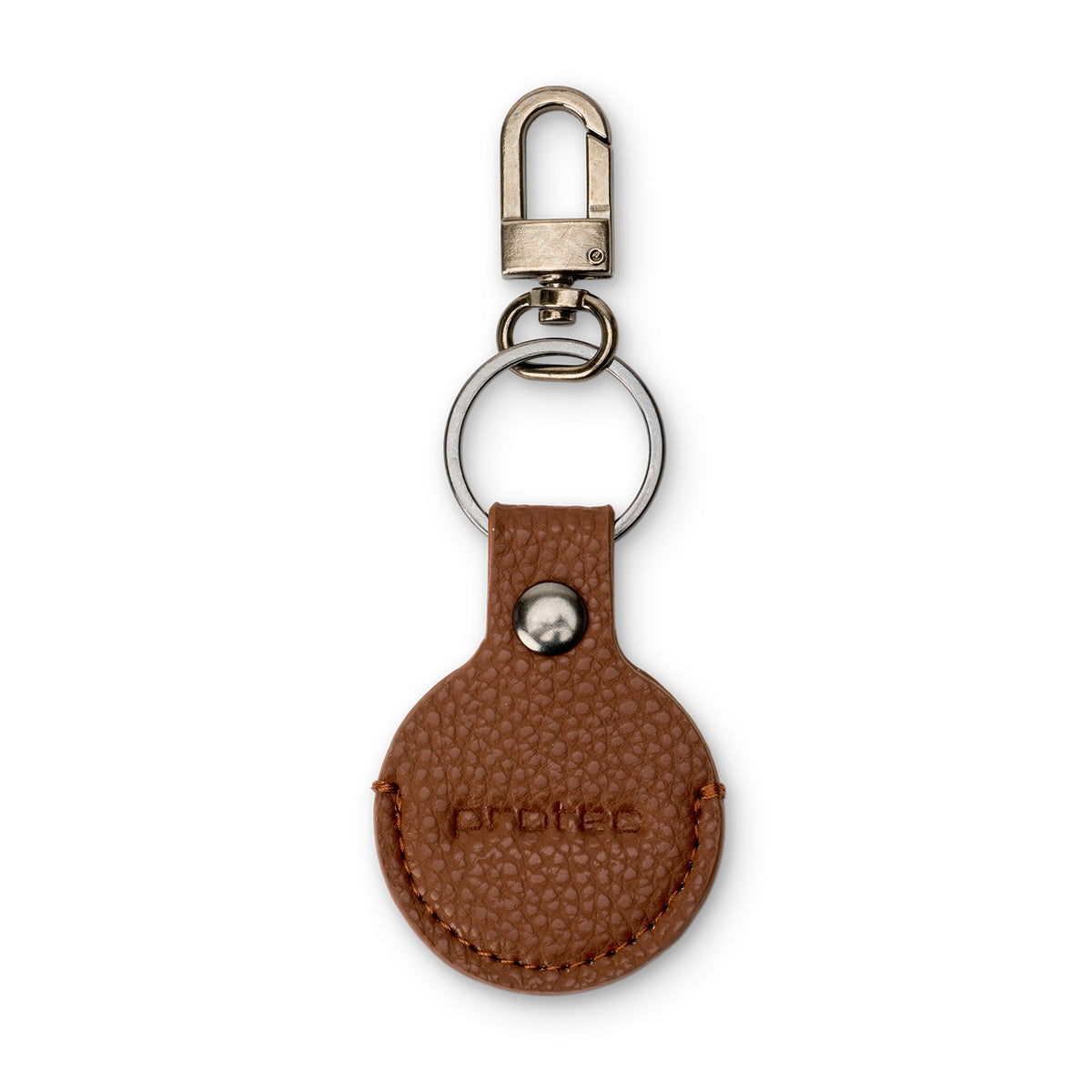 PROTEC Airtag Leather Keychain