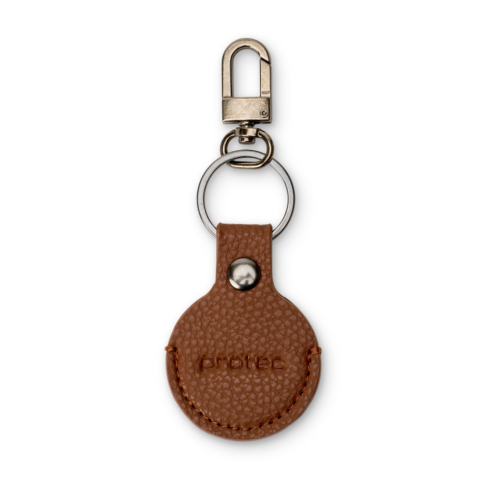 PROTEC Airtag Leather Keychain