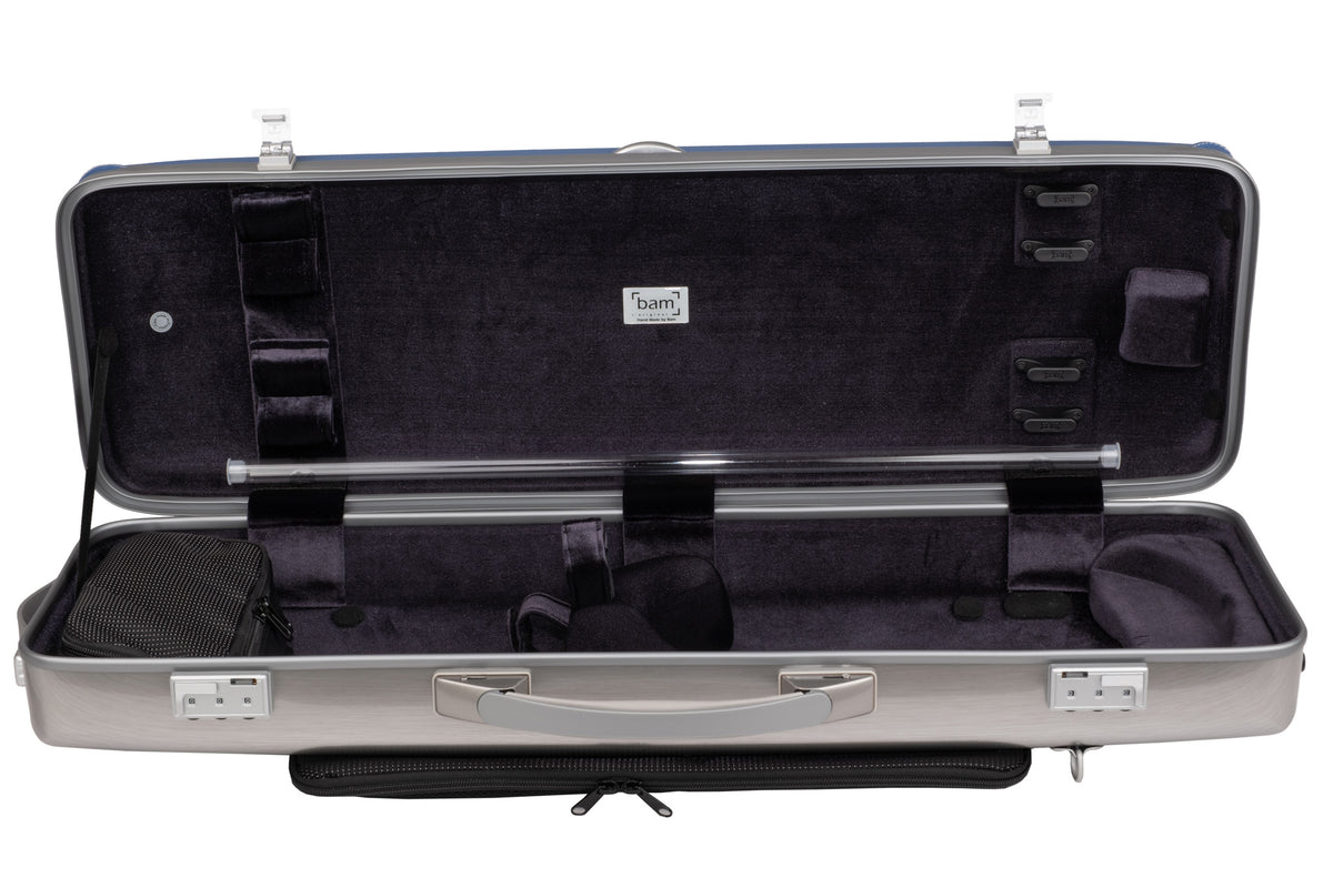 BAM L'ETOILE Hightech Oblong Violin Case with Back Pocket