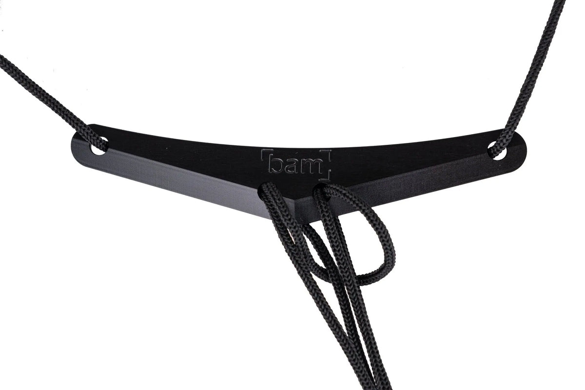 BAM Leather Padded Wind Instruments Neck Strap - String with Metal Hook