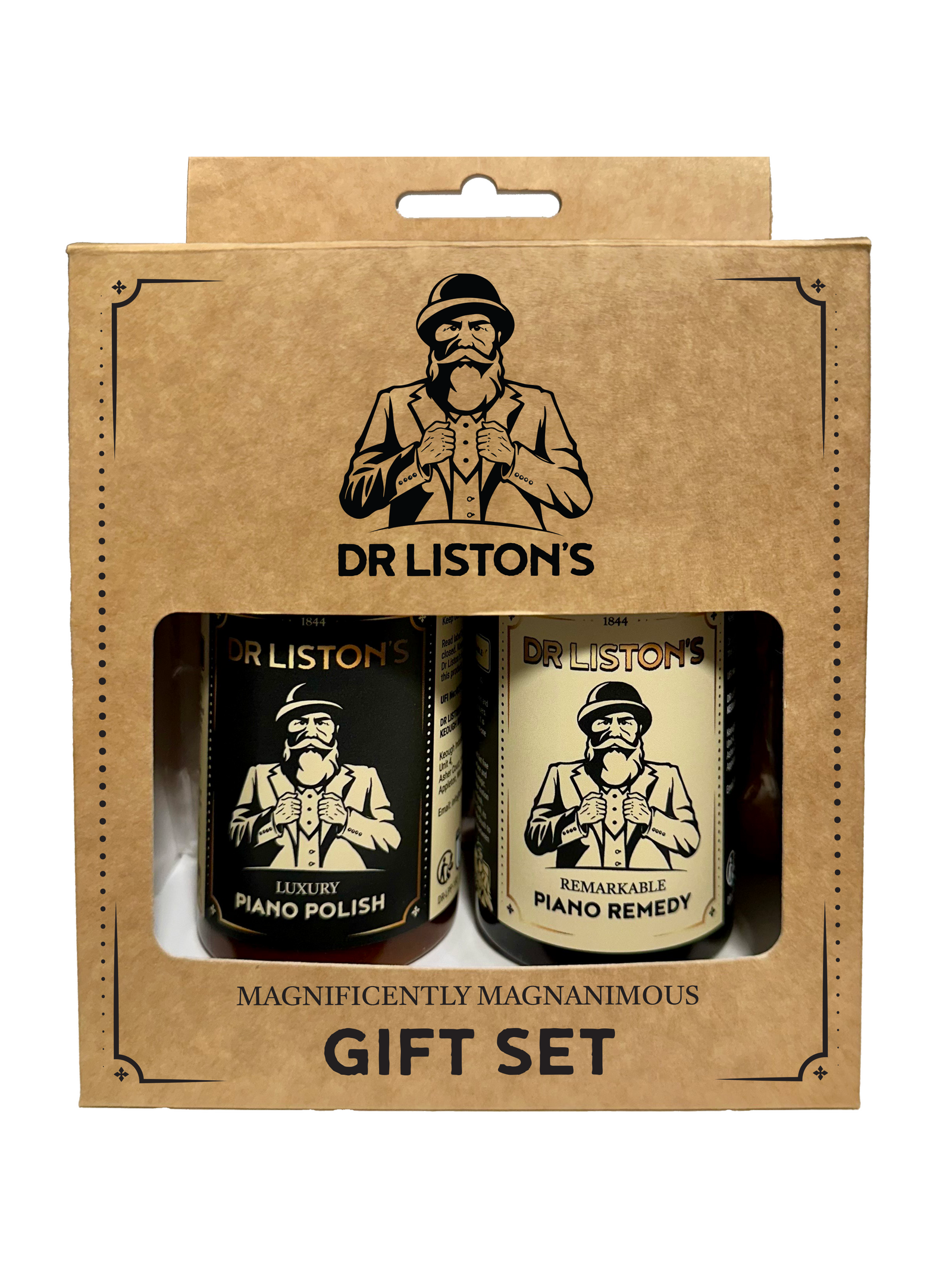 DR LISTON'S Gift Set / Piano Remedy / Polish & Cloth