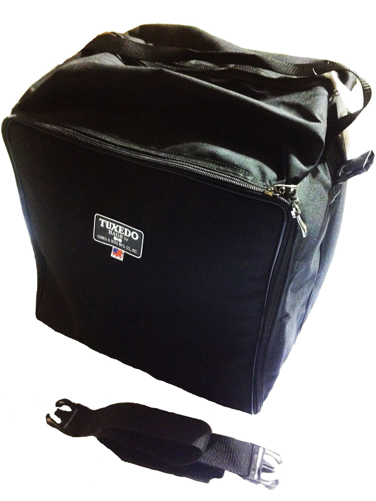 H&amp;B Tuxedo Square 12 x 15 Inches Marching Snare Drum Bag