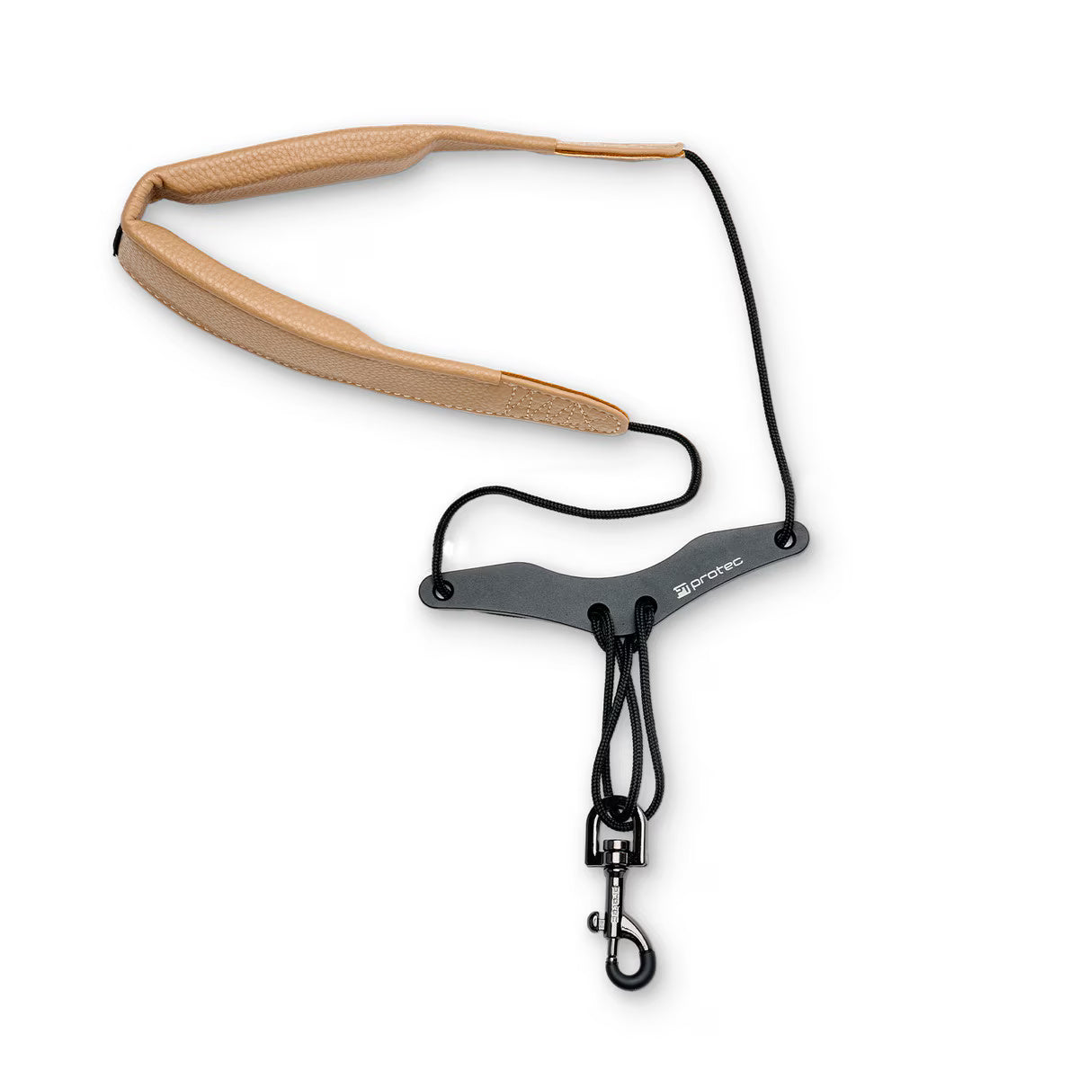 PROTEC Leatherette Saxophone Neck Strap w/ Comfort Bar & Metal Snap