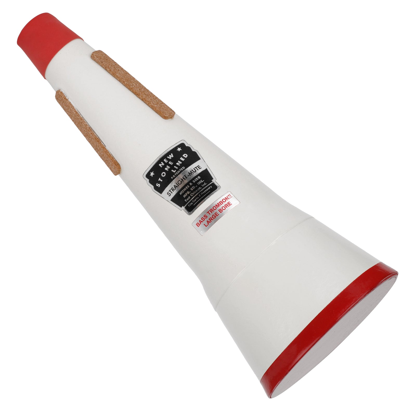 H&B Stonelined Straight Large Bore Bass Trombone Mute