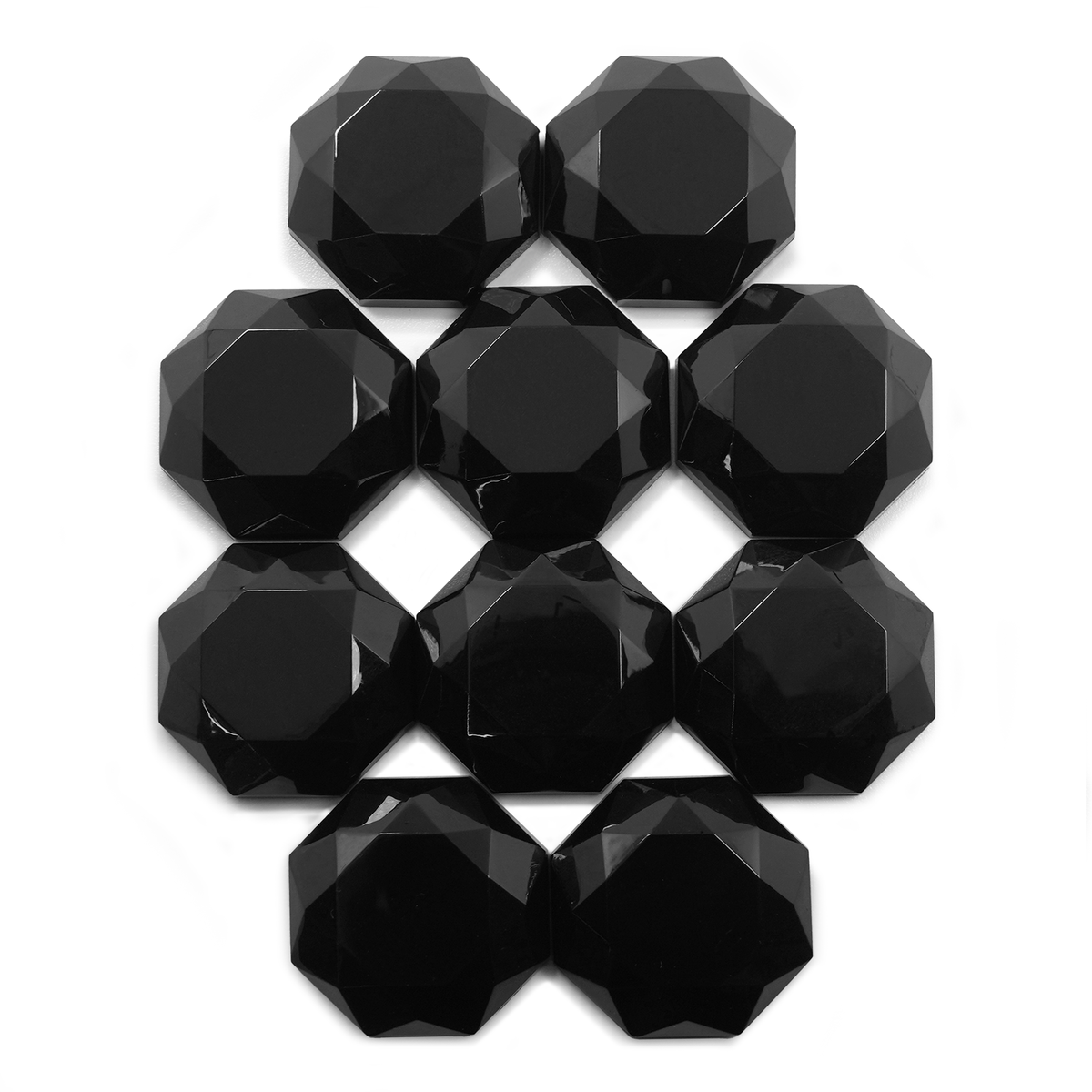 One Control Octagon Footswitch Hat Blanks (Pack of 10) - Blank