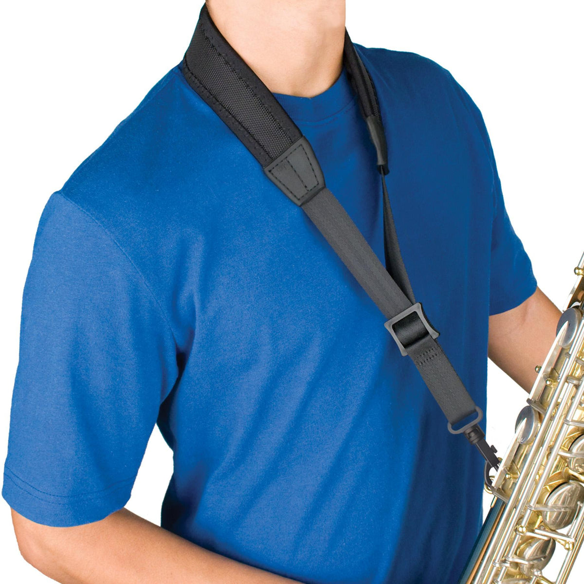 PROTEC Neoprene Sax 'Less-Stress' Neck Strap w/ Plastic Snap