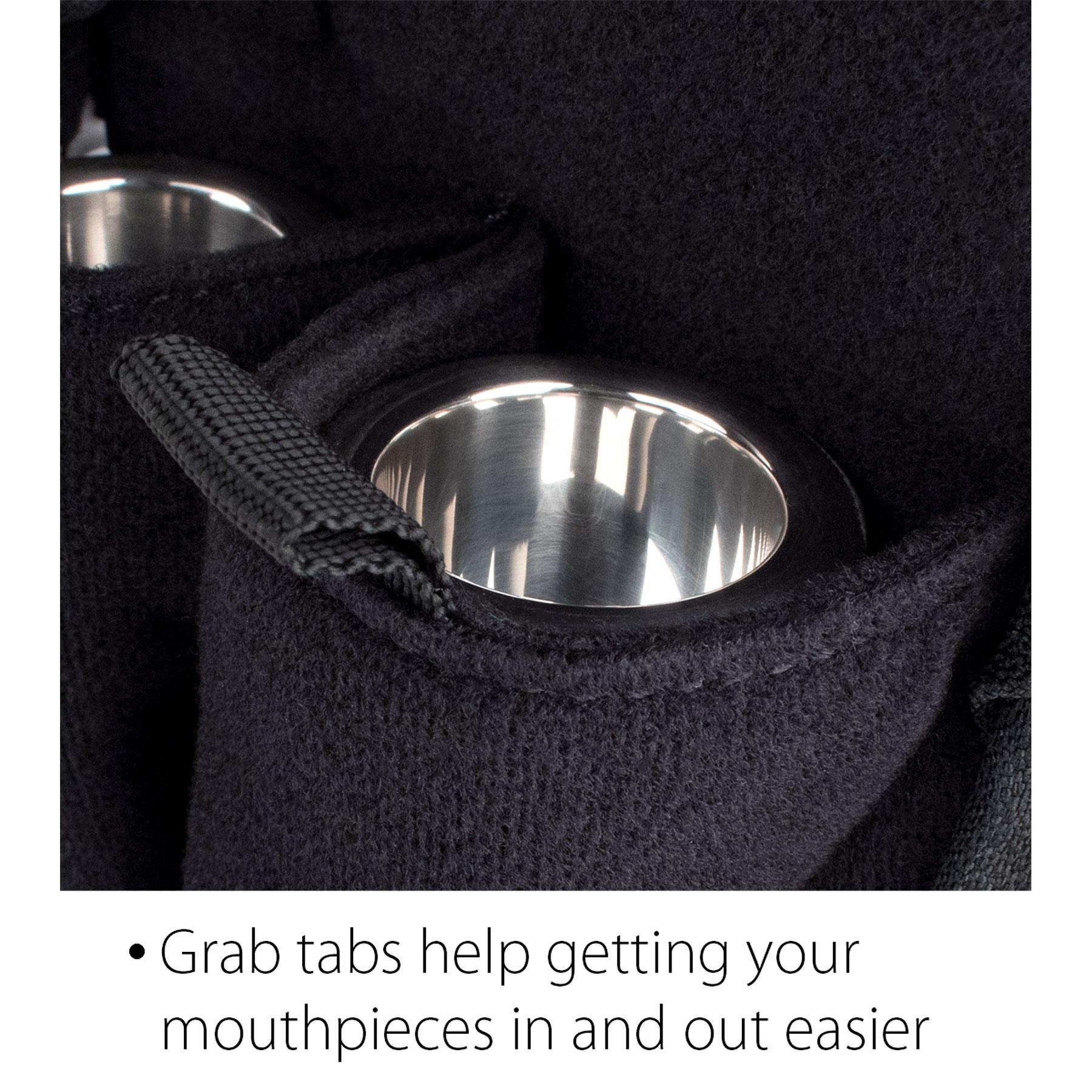 PROTEC Tuba 2pc Mouthpiece Pouch w/ Zipper Closure