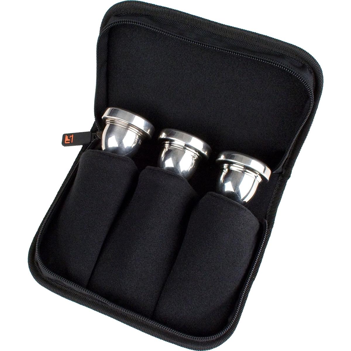 PROTEC Tuba 3pc Mouthpiece Pouch w/ Zipper Closure