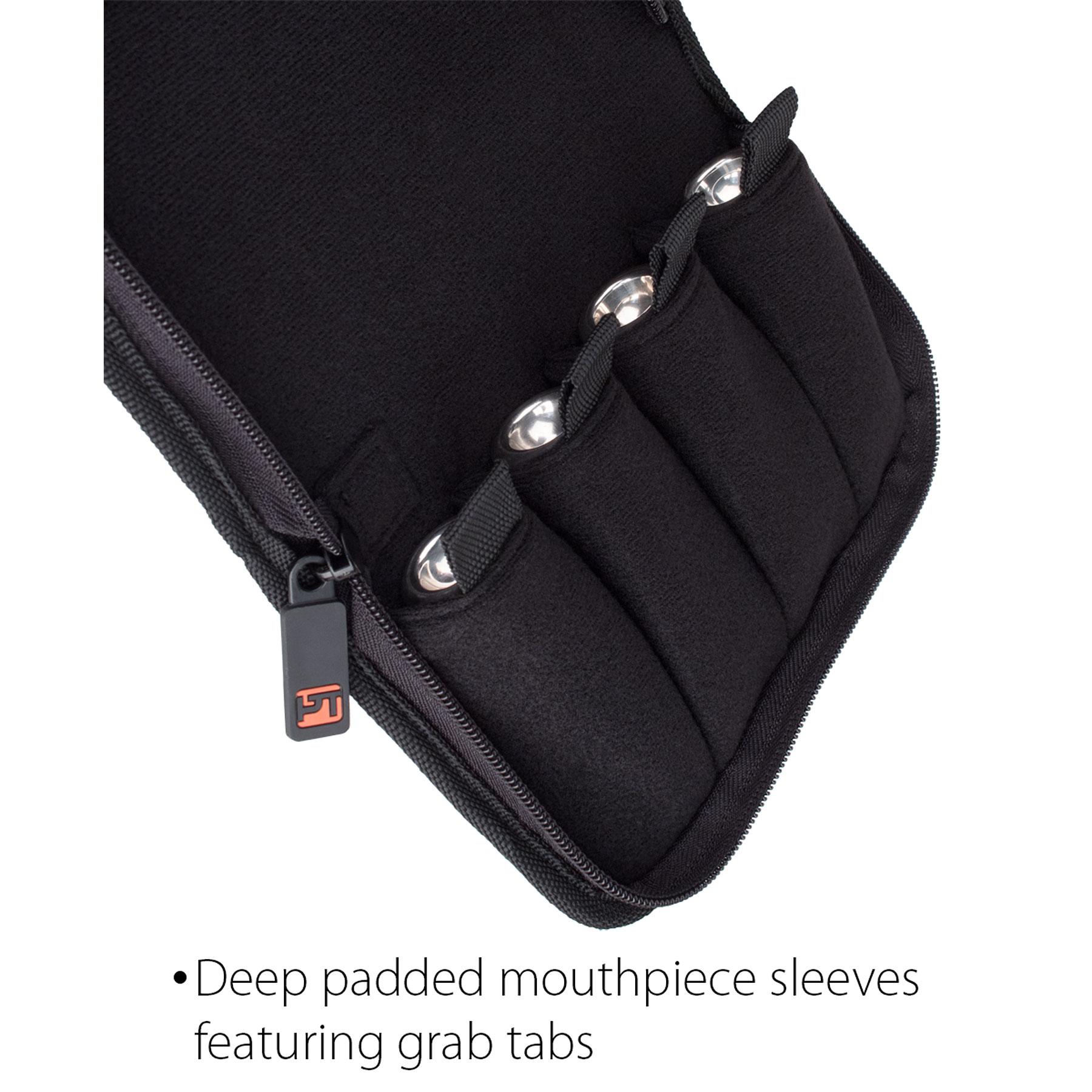 PROTEC Trumpet 4pc Mouthpiece Pouch w/ Zipper Closure