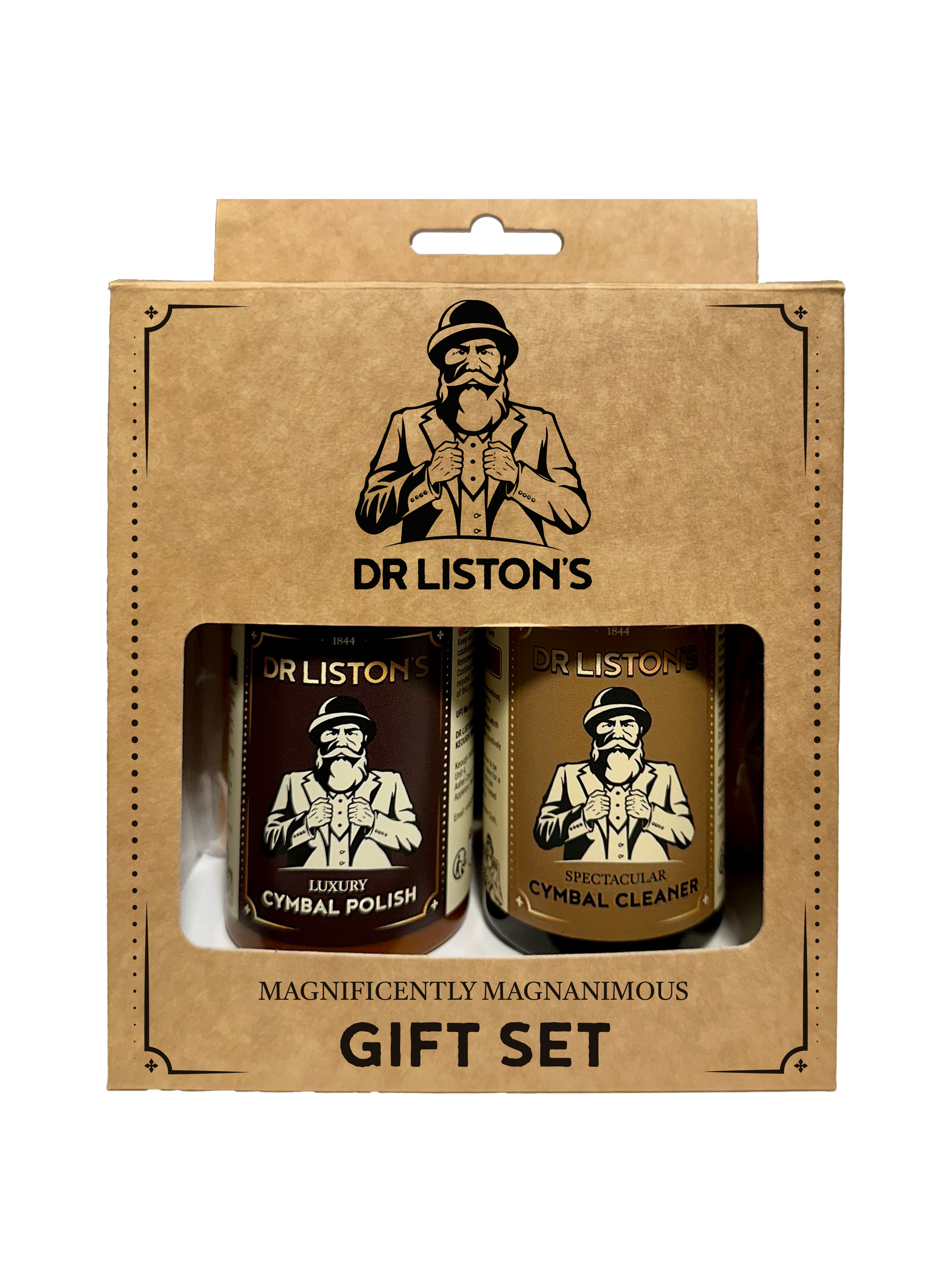 DR LISTON'S Gift Set / Cymbal Cleaner, Cymbal Polish & Cloth