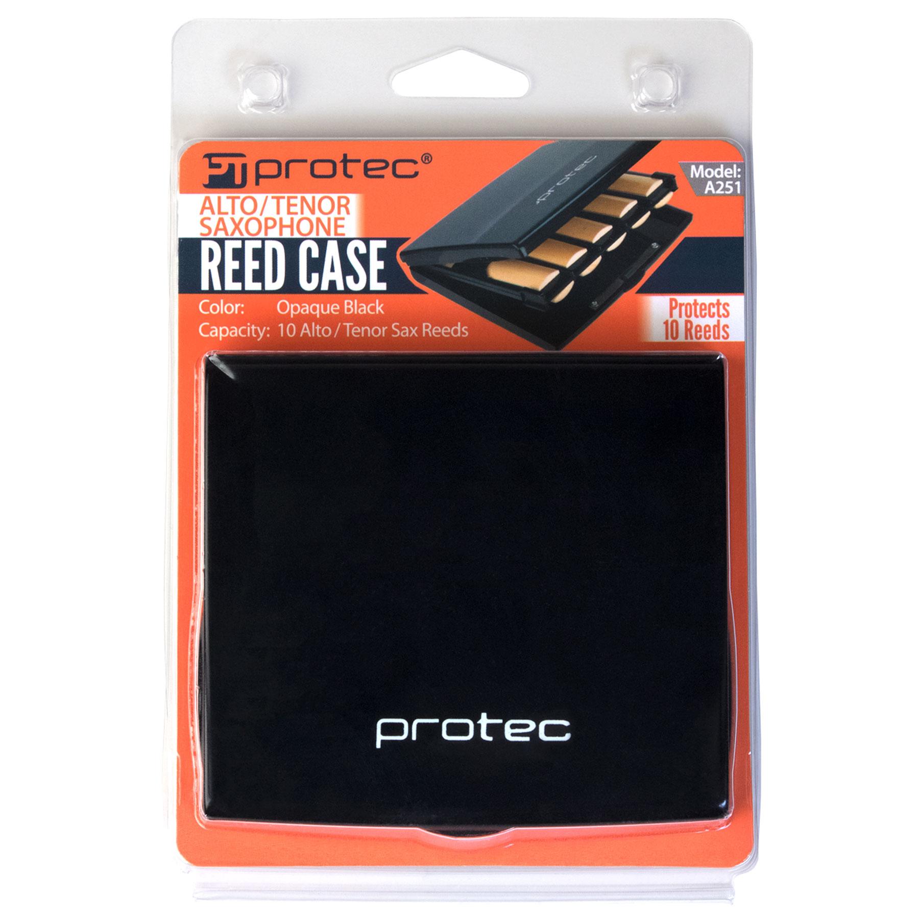 PROTEC Alto/Tenor Saxophone Reed Case - Opaque Black