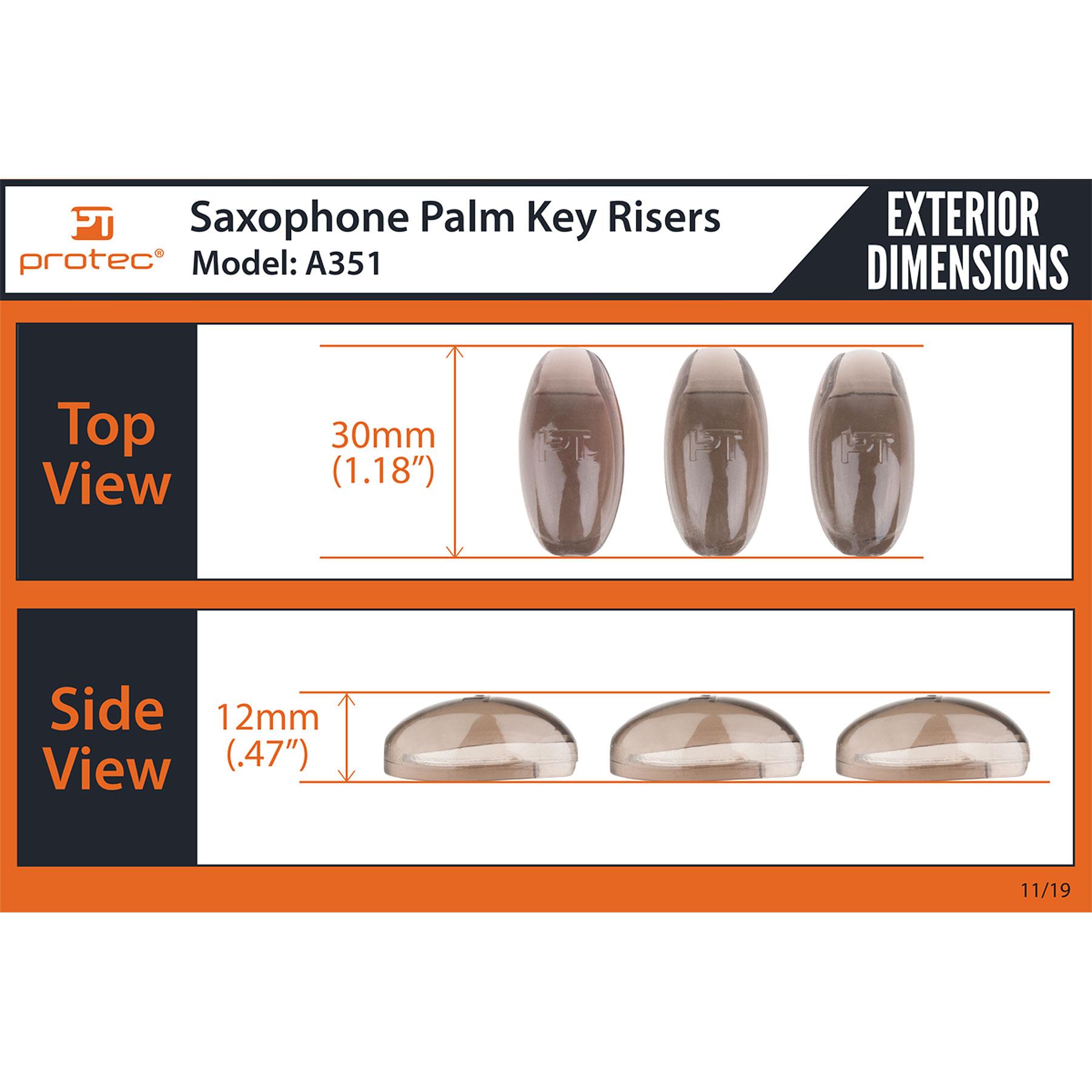 PROTEC Saxophone Palm Key Risers