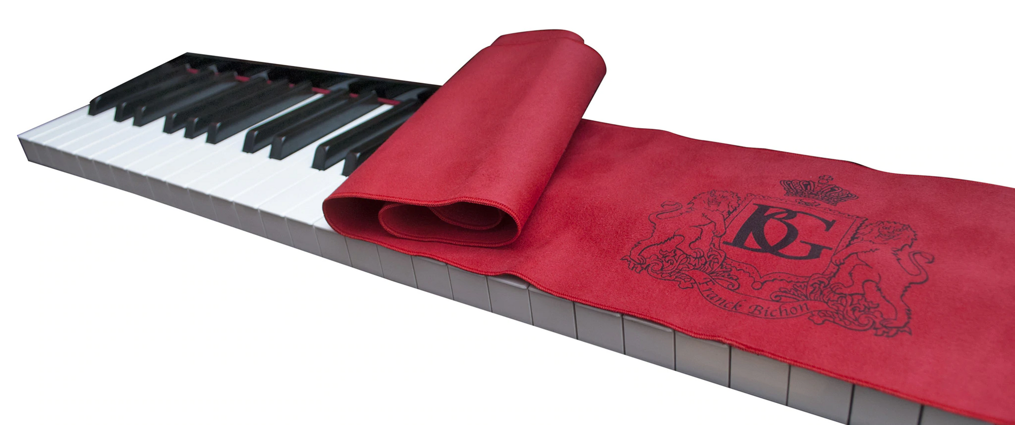 BG Piano + Keyboard Cover, 88 Keys, Red Microfibre