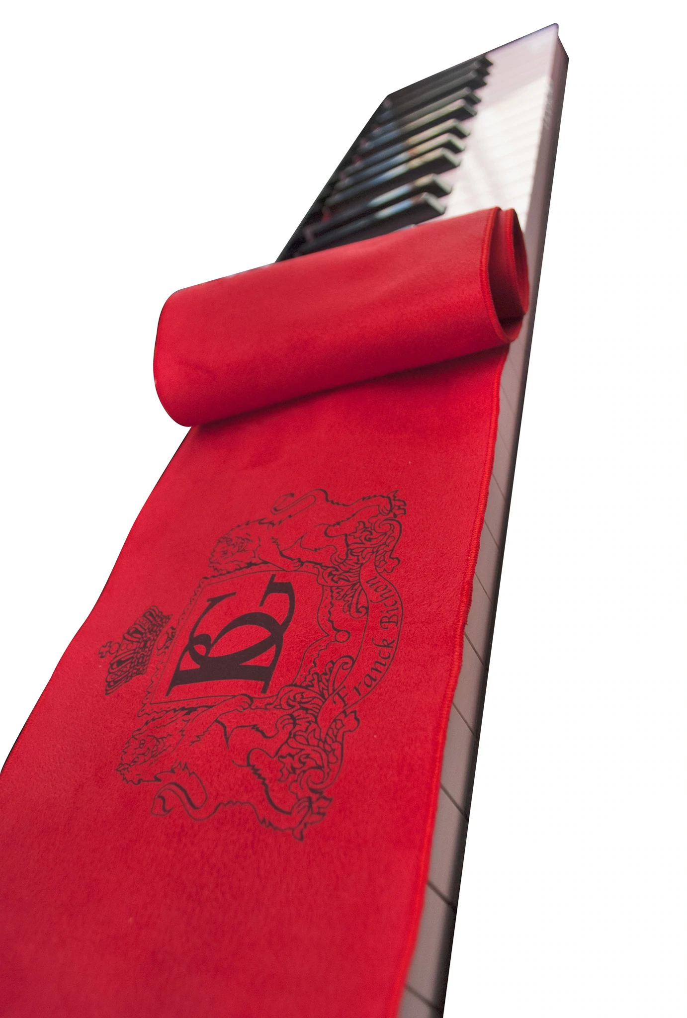 BG Piano + Keyboard Cover, 88 Keys, Red Microfibre