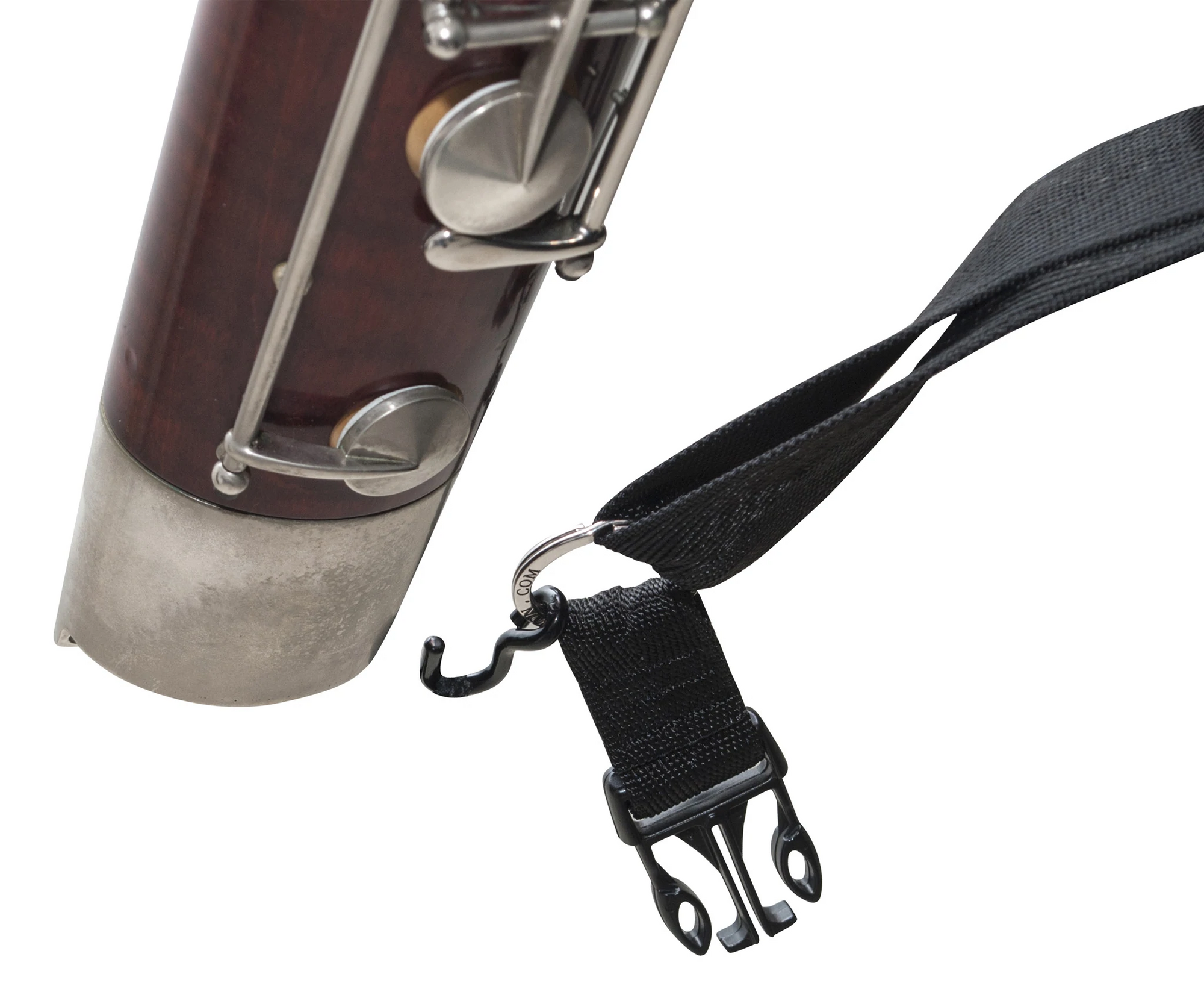 BG Bassoon Shoulder & Seat Strap "2 in 1", Leather with Cotton Padding, Metal Hook