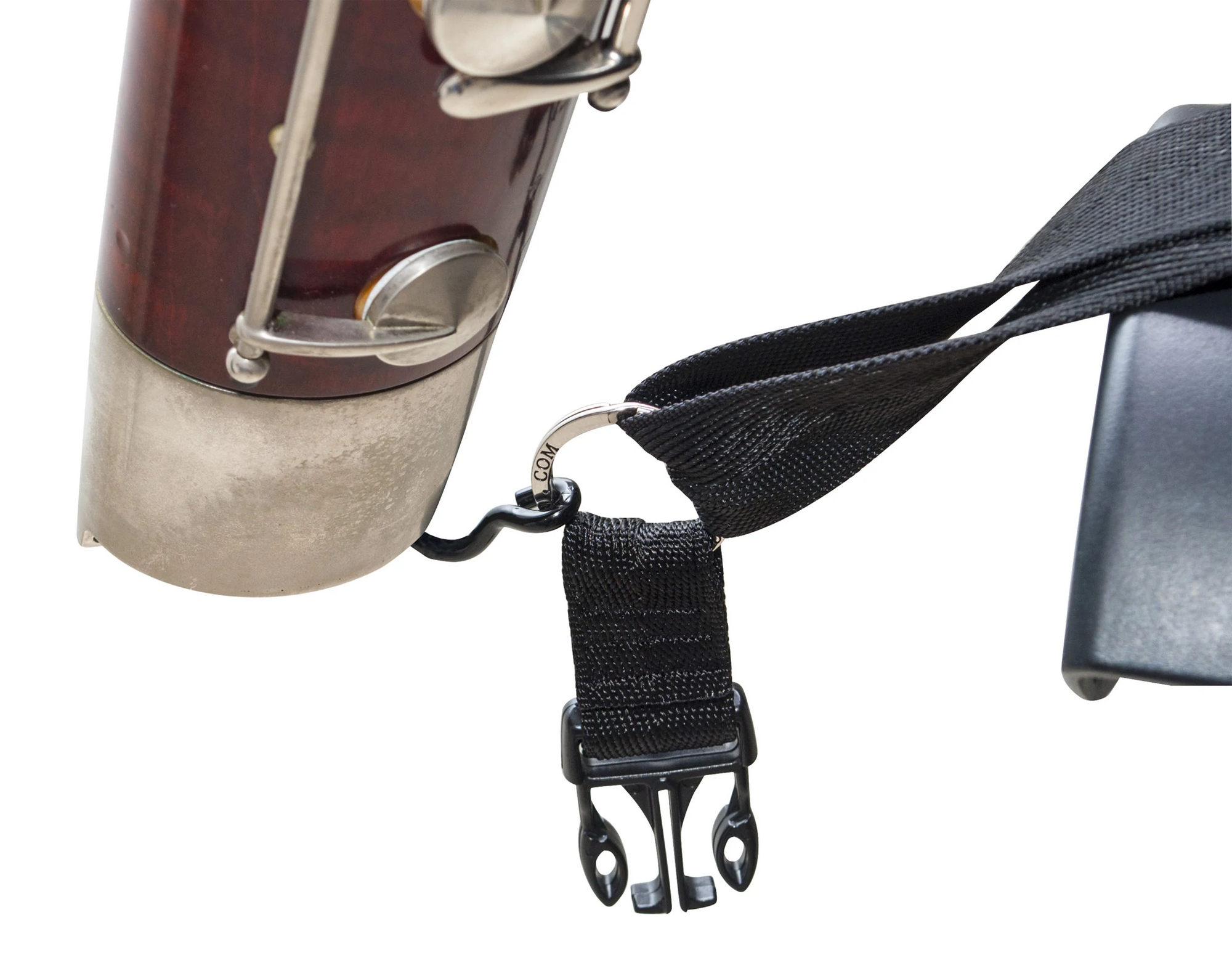 BG Bassoon Shoulder & Seat Strap "2 in 1", Leather with Cotton Padding, Metal Hook