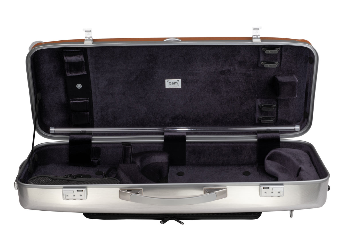 BAM L'ETOILE Hightech Oblong Viola Case with Back Pocket