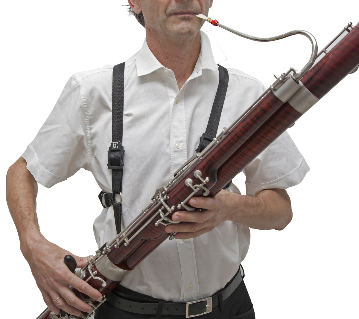 BG Bassoon Harness Men, Metal Hook